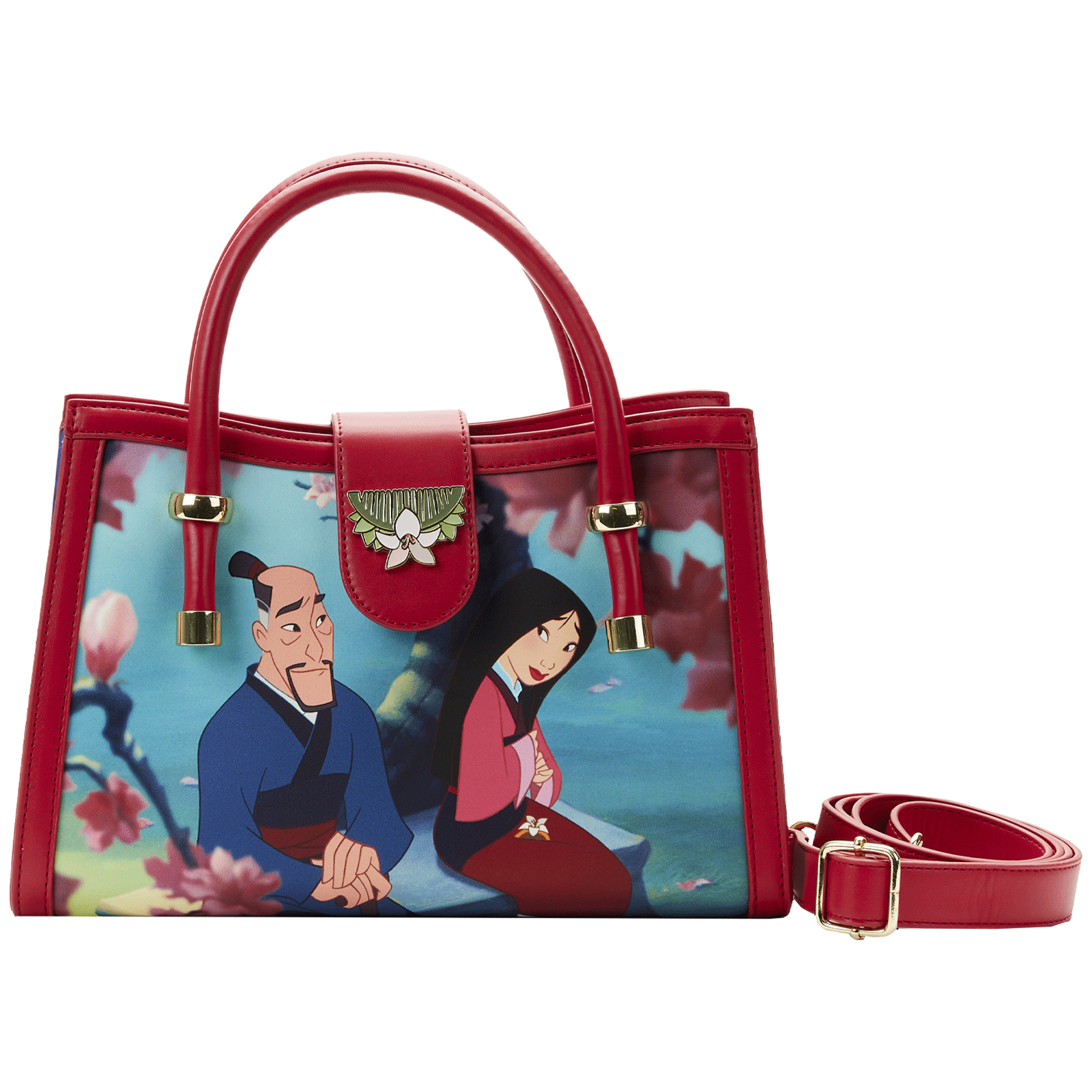 Loungefly x Disney Mulan Film Scenes Crossbody Bag - GeekCore