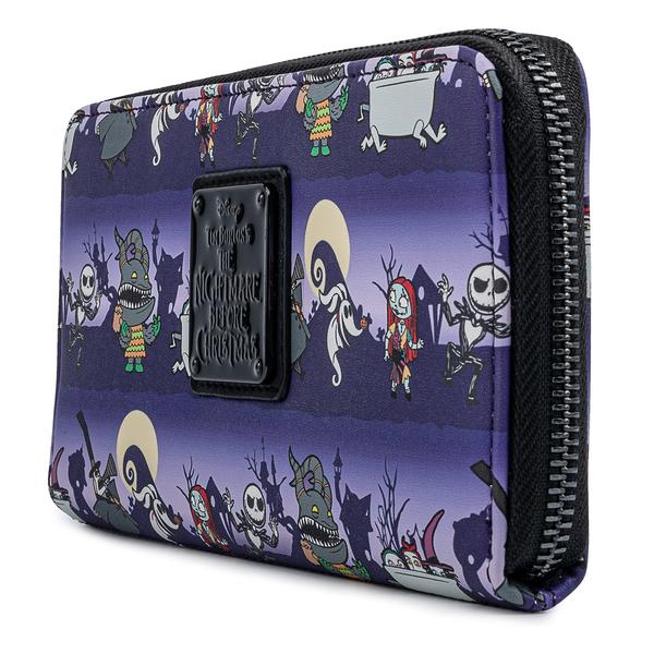 Loungefly x Disney Nightmare Before Christmas All Over Print Purse - GeekCore