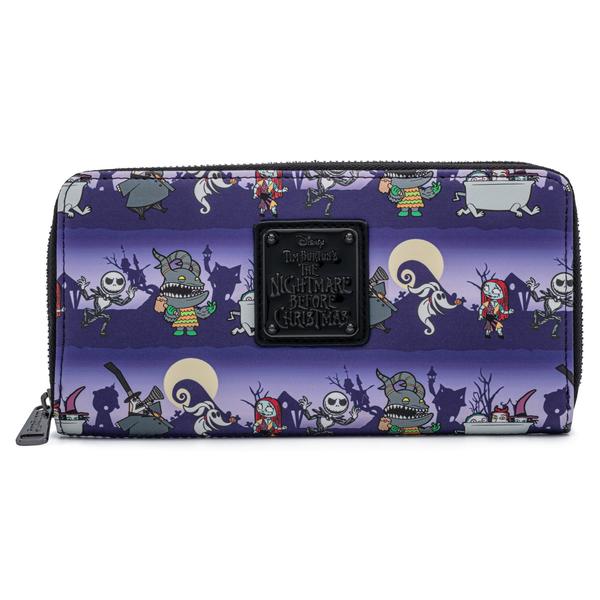 Loungefly x Disney Nightmare Before Christmas All Over Print Purse - GeekCore