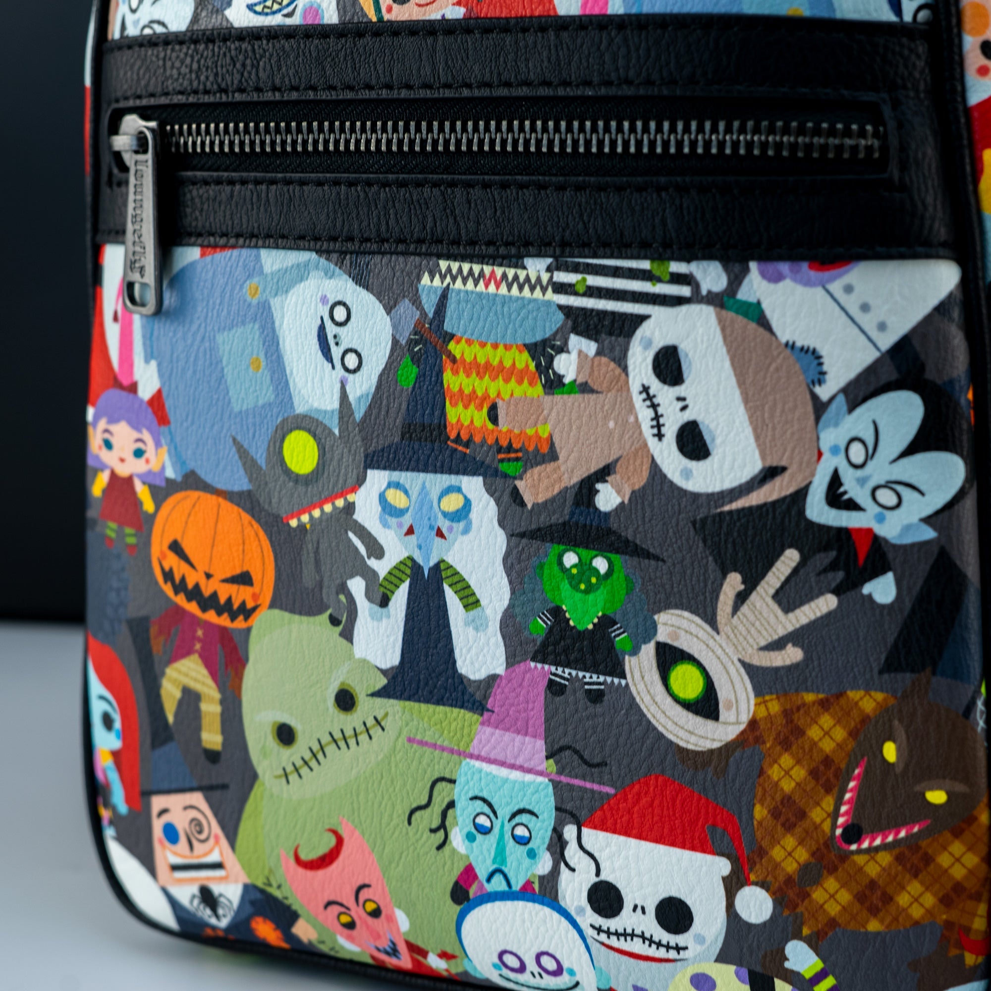 Loungefly x Disney Nightmare Before Christmas Chibi All Over Print Mini Backpack - GeekCore