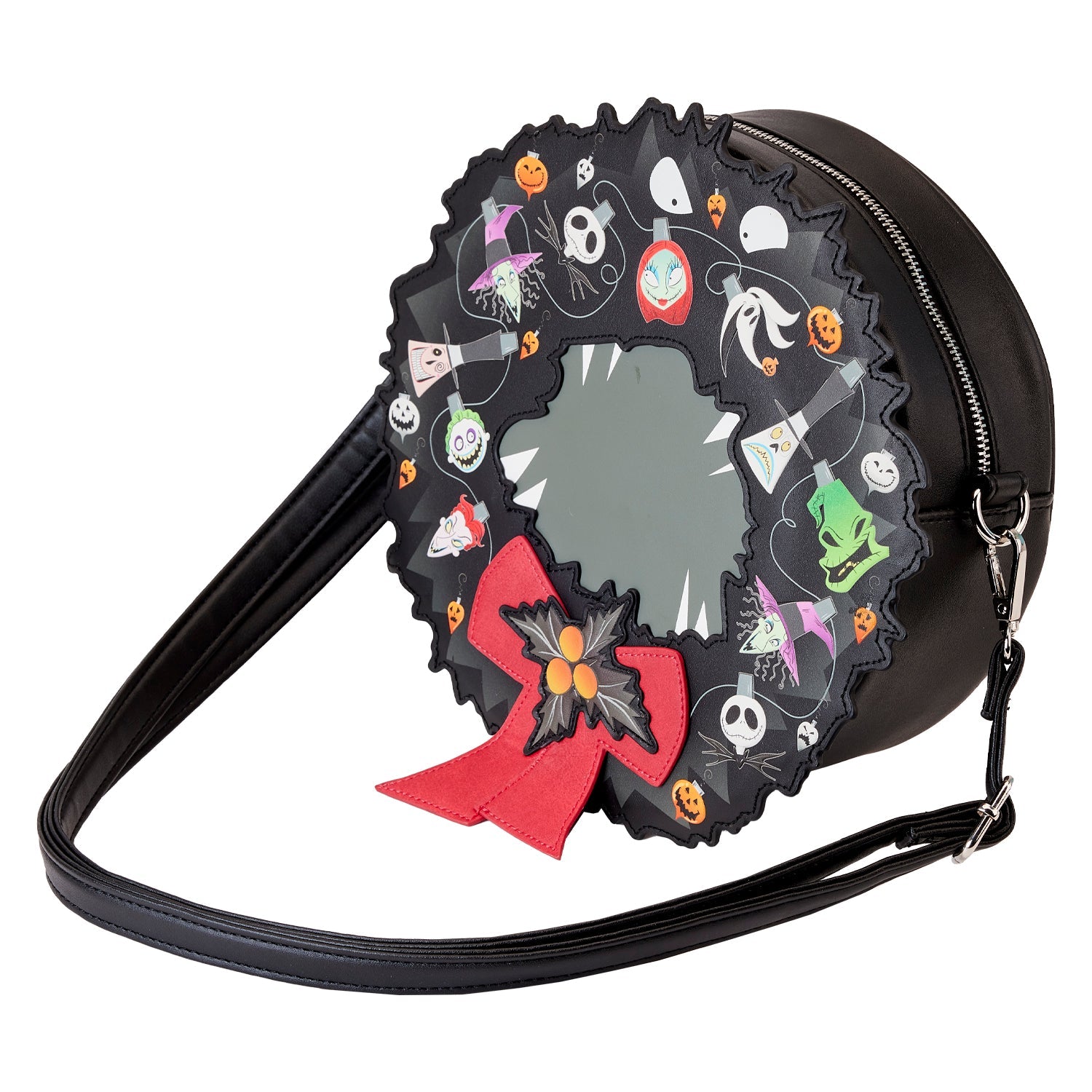 Loungefly x Disney Nightmare Before Christmas Figural Wreath Crossbody Bag - GeekCore