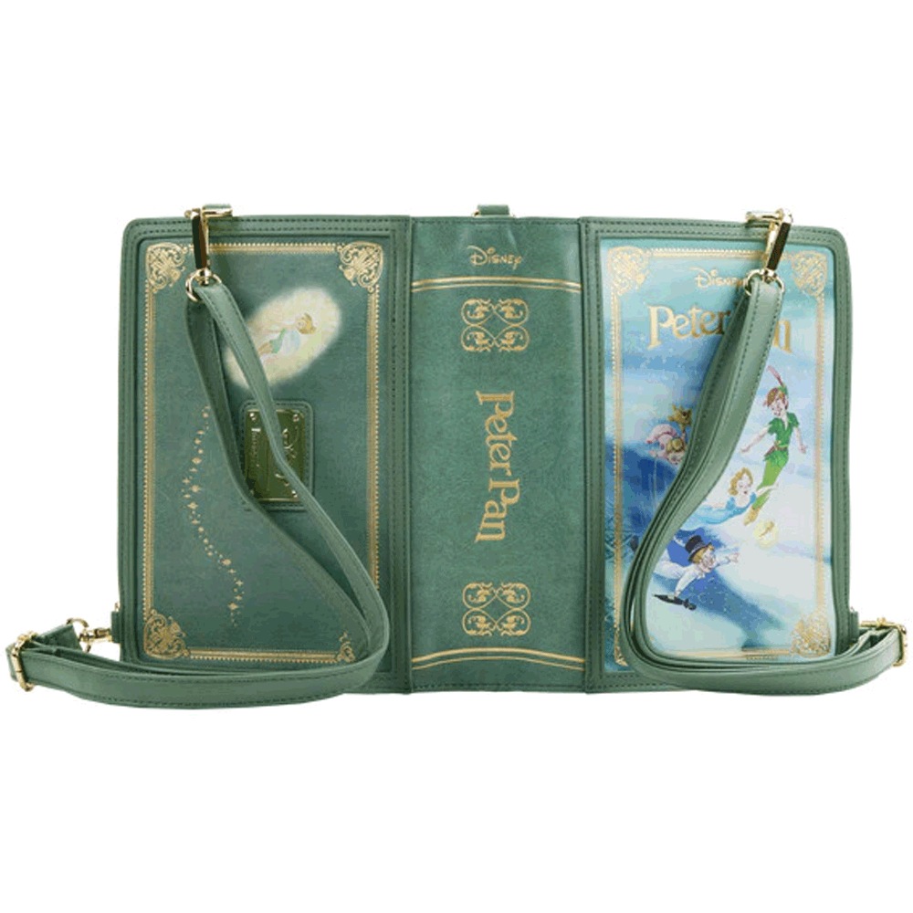 Loungefly x Disney Peter Pan Book Convertible Crossbody Bag - GeekCore