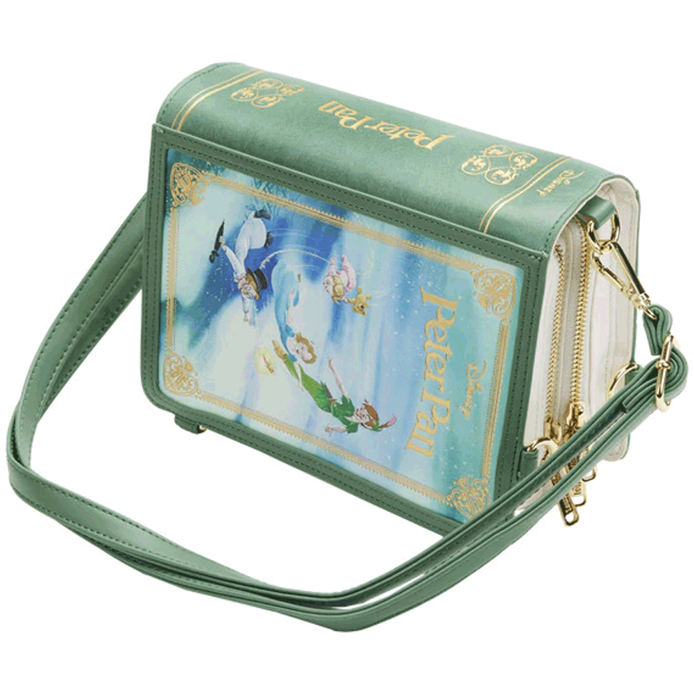 Loungefly x Disney Peter Pan Book Convertible Crossbody Bag - GeekCore