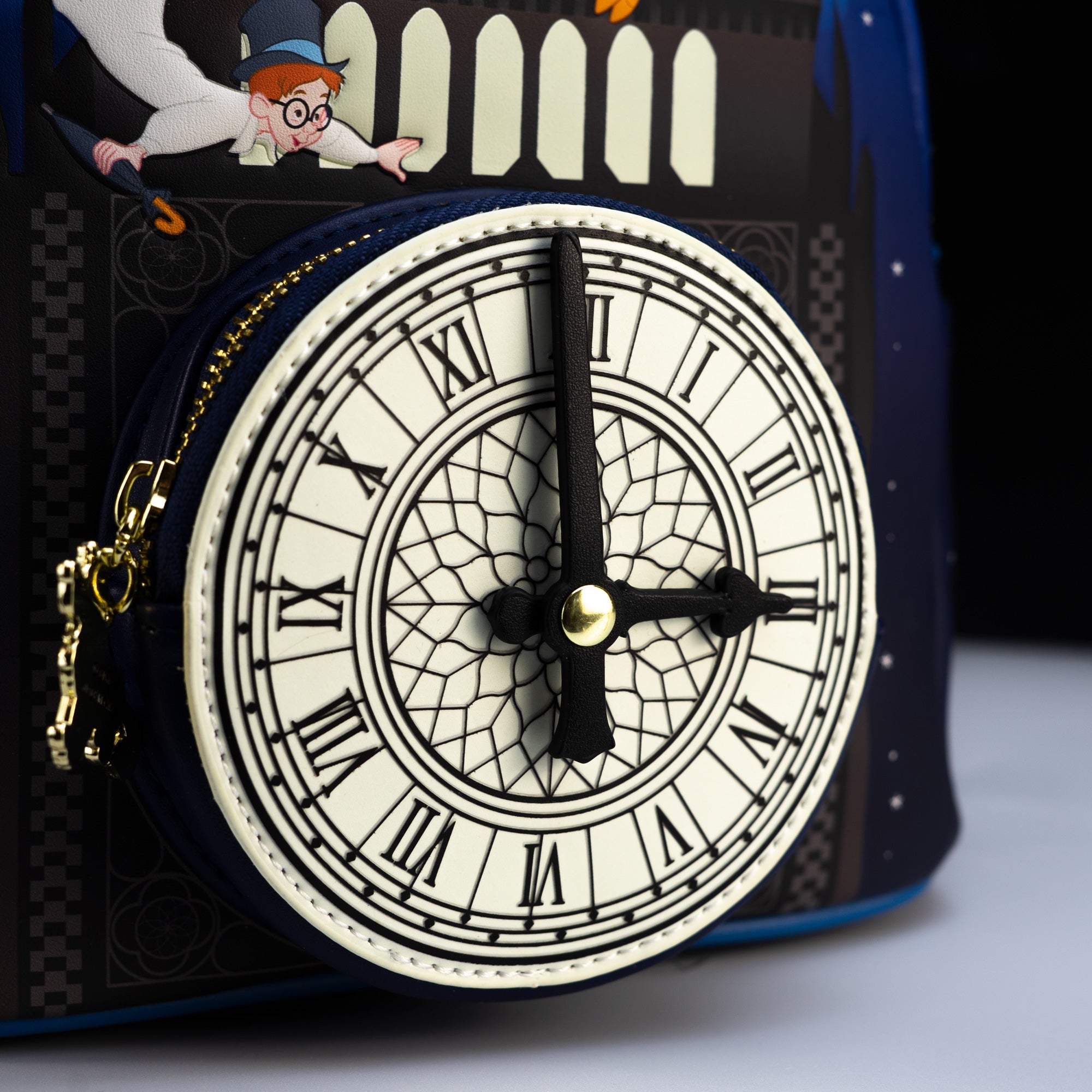 Loungefly x Disney Peter Pan Glow Clock Mini Backpack - GeekCore
