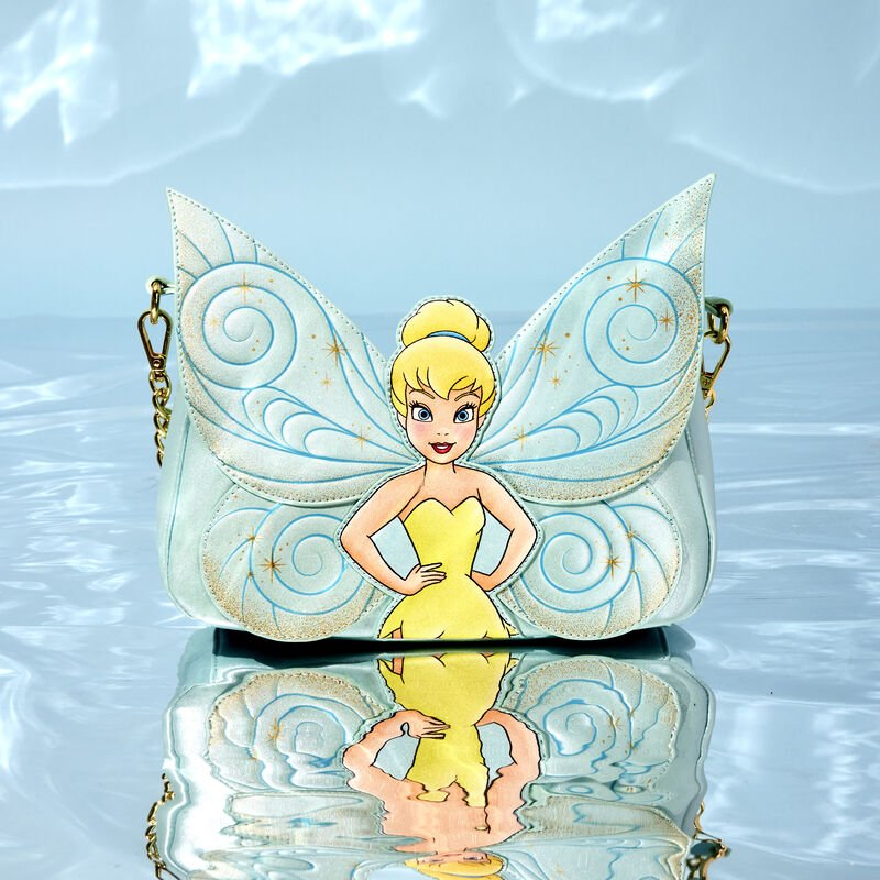 Loungefly x Disney Peter Pan Tinkerbell Wings Cosplay Crossbody Bag - GeekCore