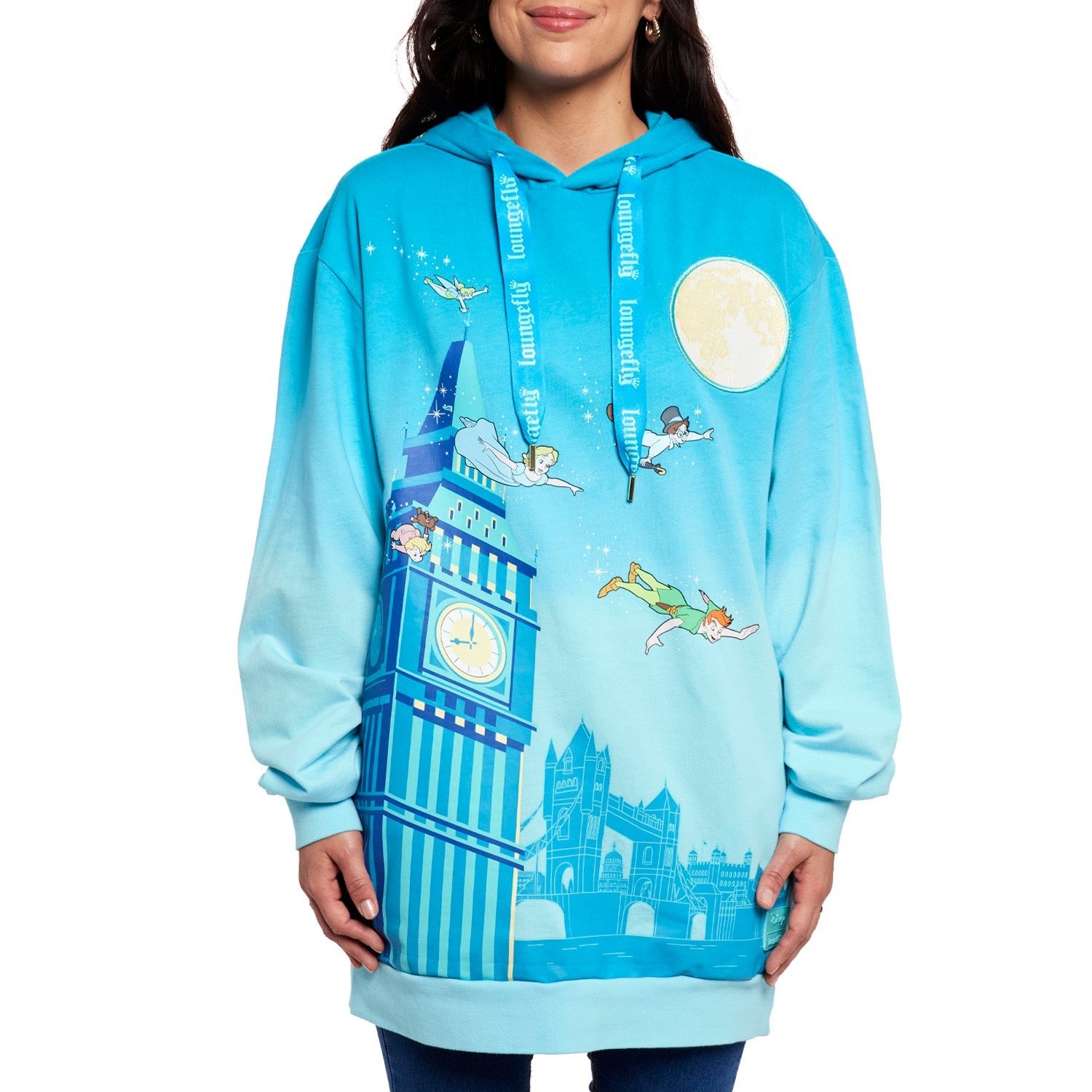 Loungefly x Disney Peter Pan You Can Fly Unisex Hoodie - GeekCore