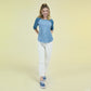 Loungefly x Disney Pinocchio Blue Fairy Shirred Raglan Tee - GeekCore