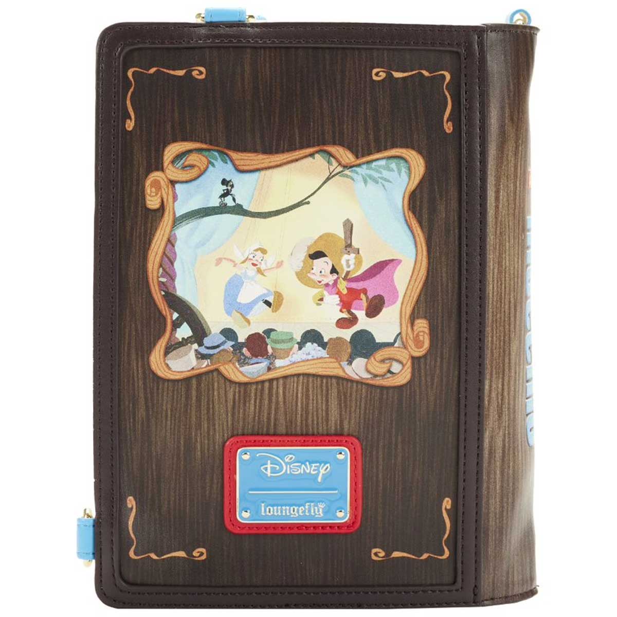 Loungefly x Disney Pinocchio Book Convertible Crossbody Bag - GeekCore