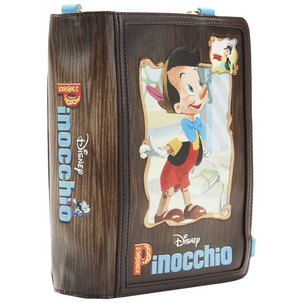 Loungefly x Disney Pinocchio Book Convertible Crossbody Bag - GeekCore