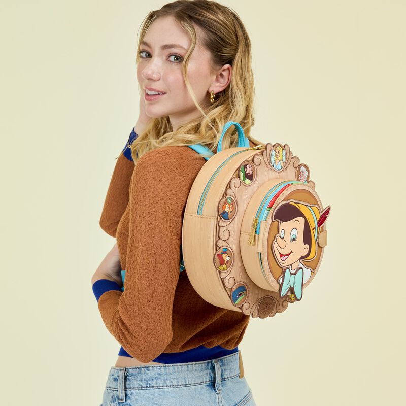 Loungefly x Disney Pinocchio Wishes Do Come True Mini Backpack - GeekCore