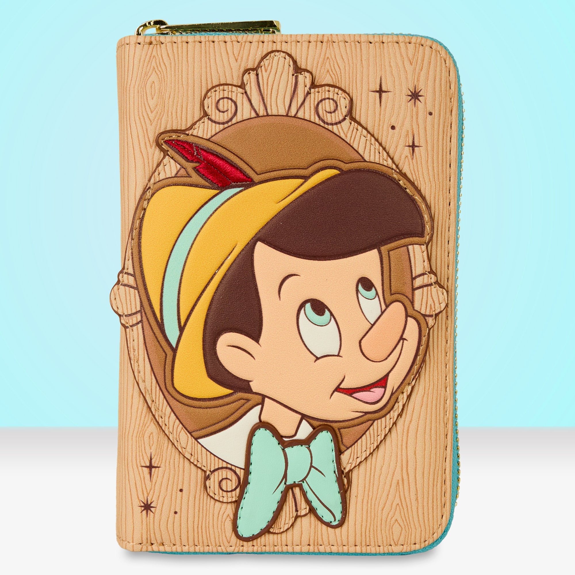 Loungefly x Disney Pinocchio Wishes Do Come True Zip Around Wallet - GeekCore