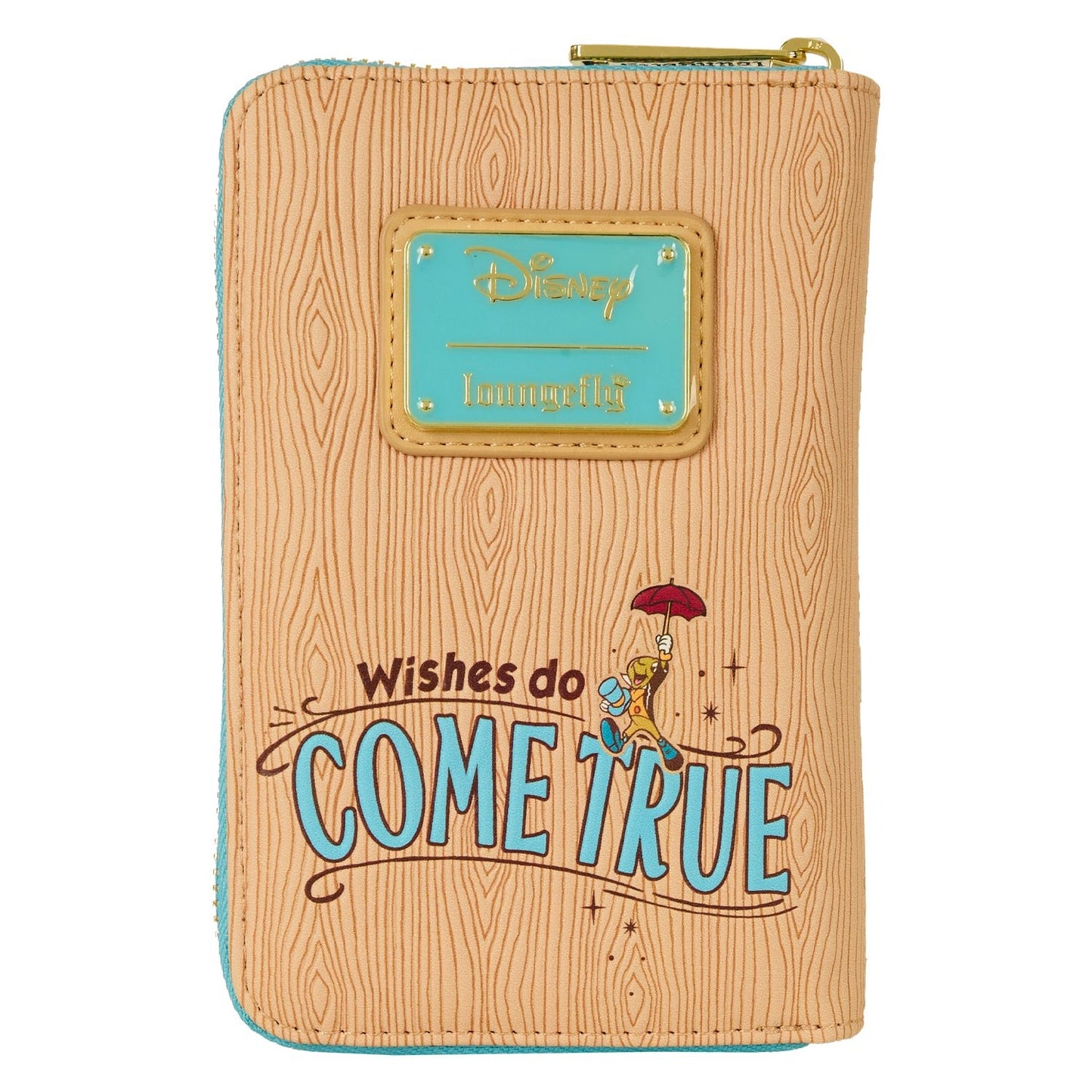 Loungefly x Disney Pinocchio Wishes Do Come True Zip Around Wallet - GeekCore