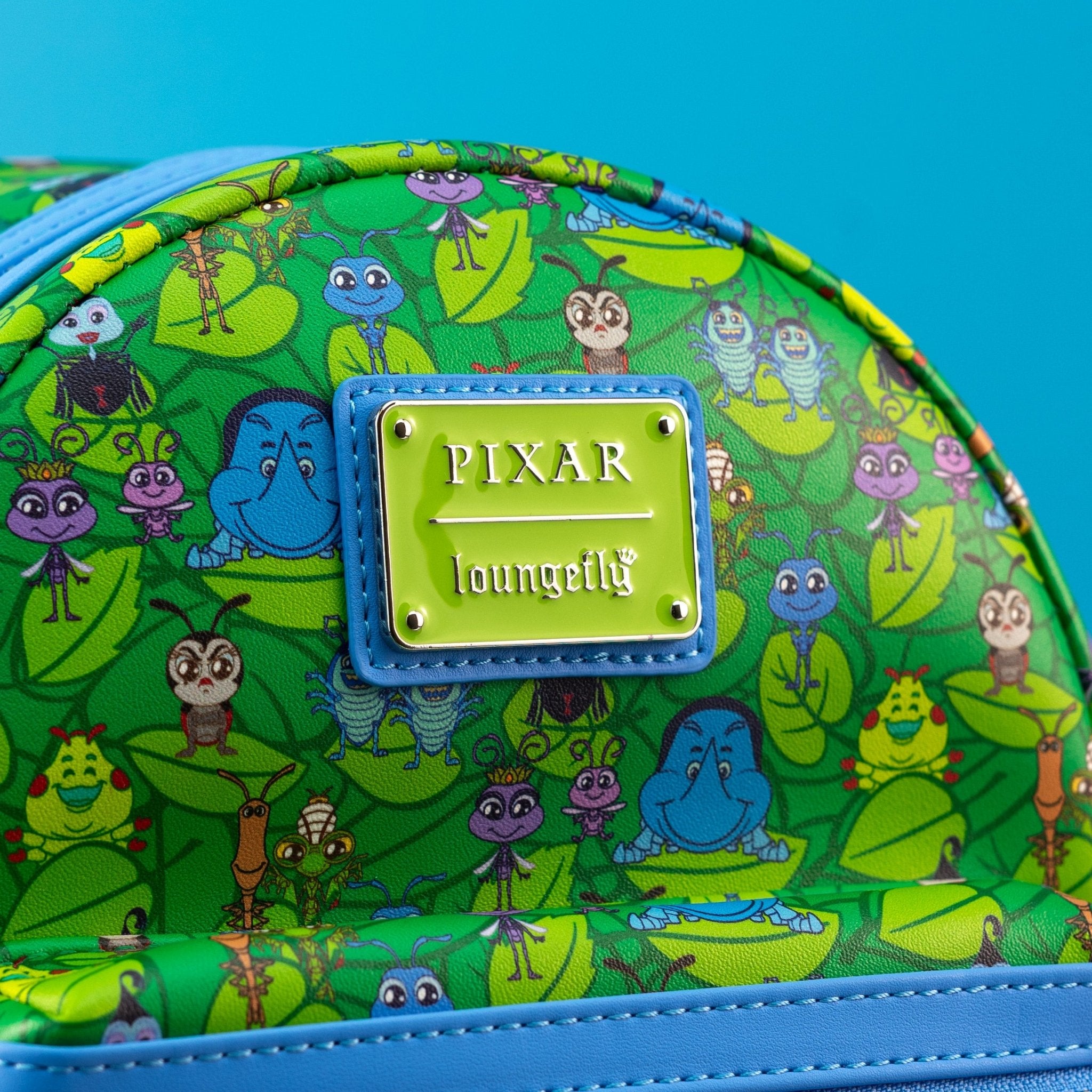 Loungefly x Disney Pixar A Bugs Life All Over Print Mini Backpack - GeekCore