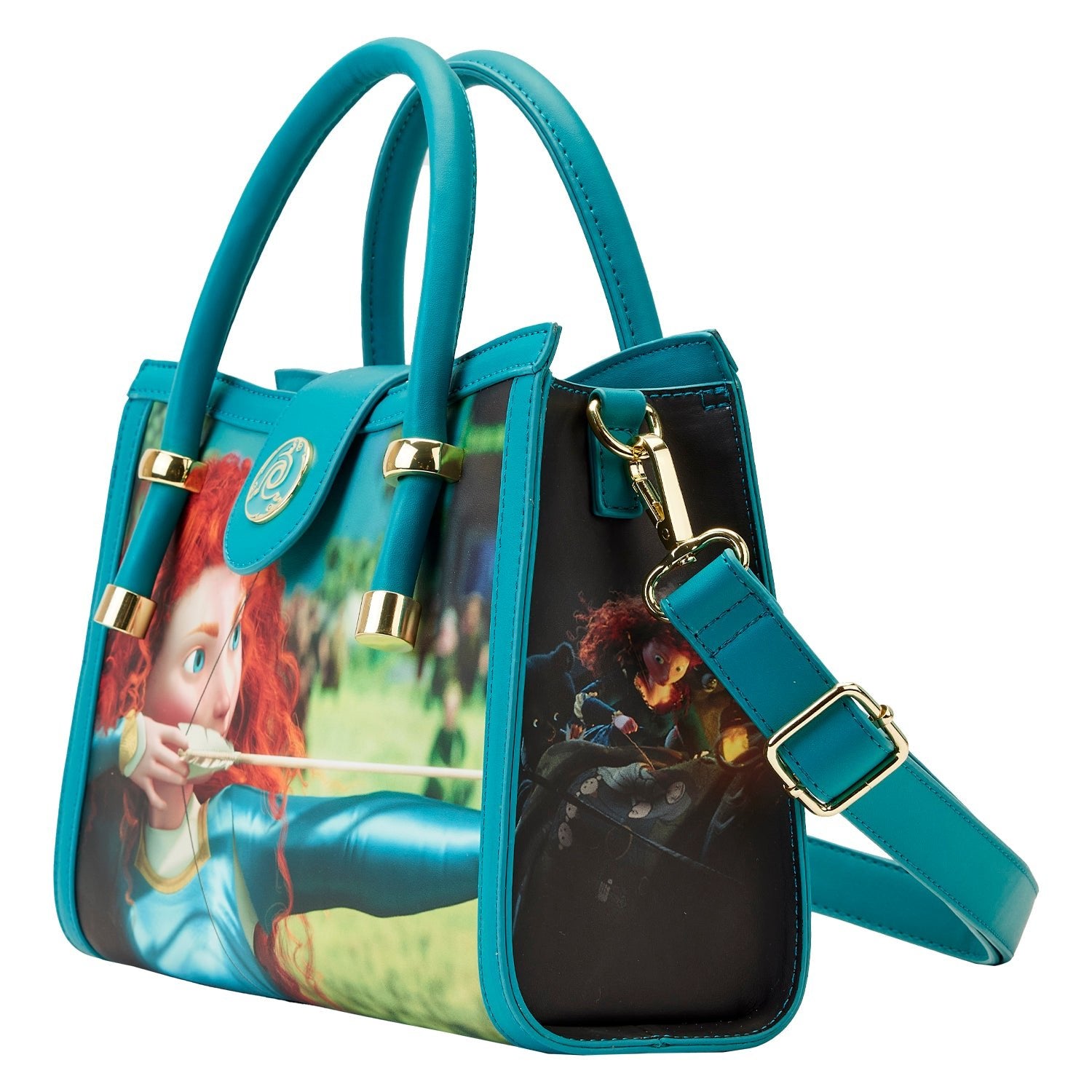 Loungefly x Disney Pixar Brave Merida Scene Crossbody Bag - GeekCore