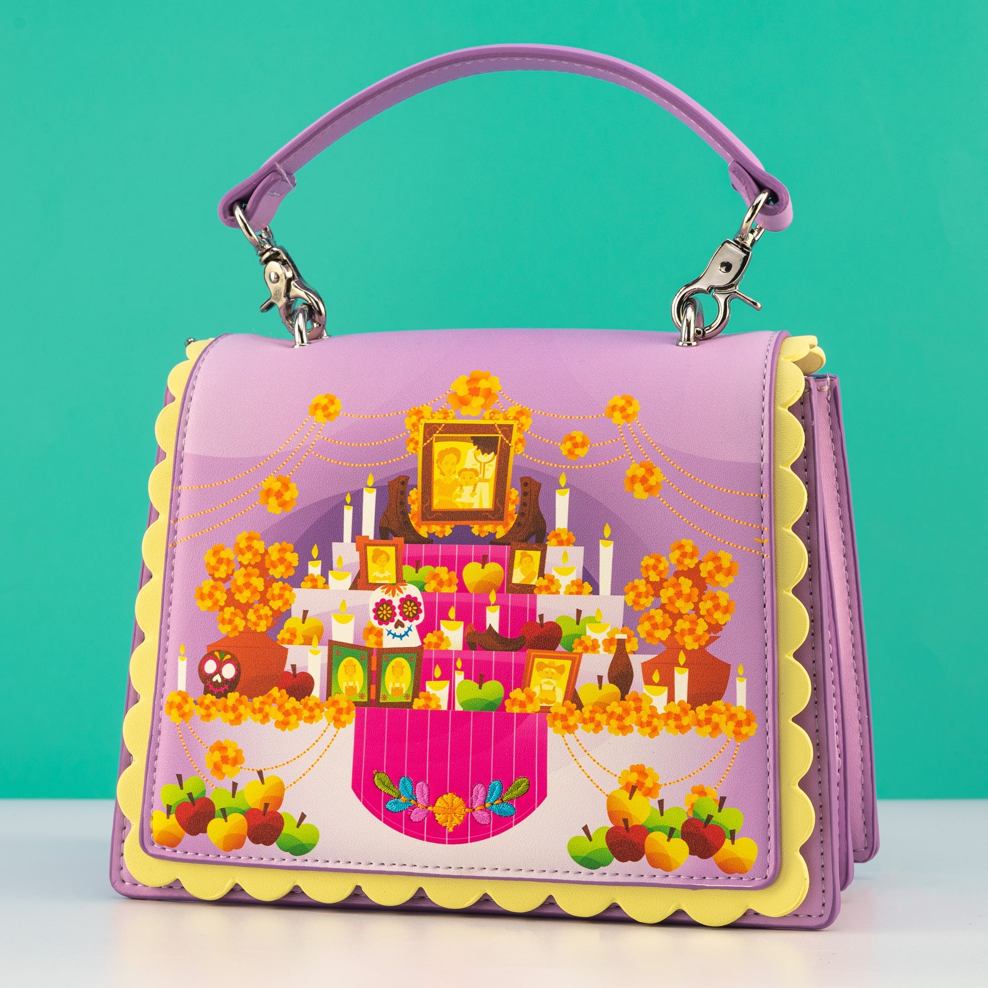 Loungefly x Disney Pixar Coco Ofrenda Crossbody Bag - GeekCore