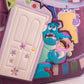 Loungefly x Disney Pixar Monsters Inc Mike and Sulley Door Scene Mini Backpack - GeekCore