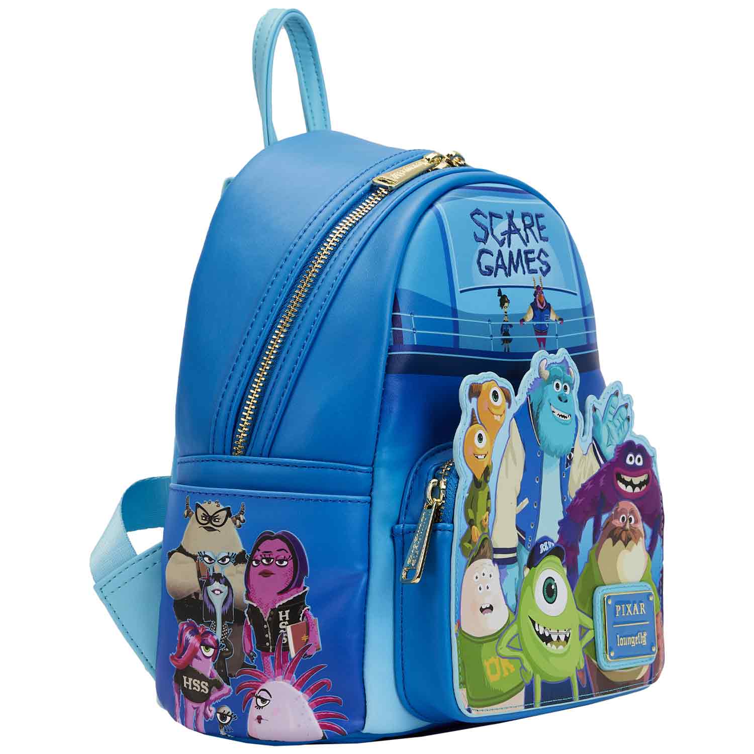 Loungefly x Disney Pixar Monsters University Scare Games Mini Backpack - GeekCore