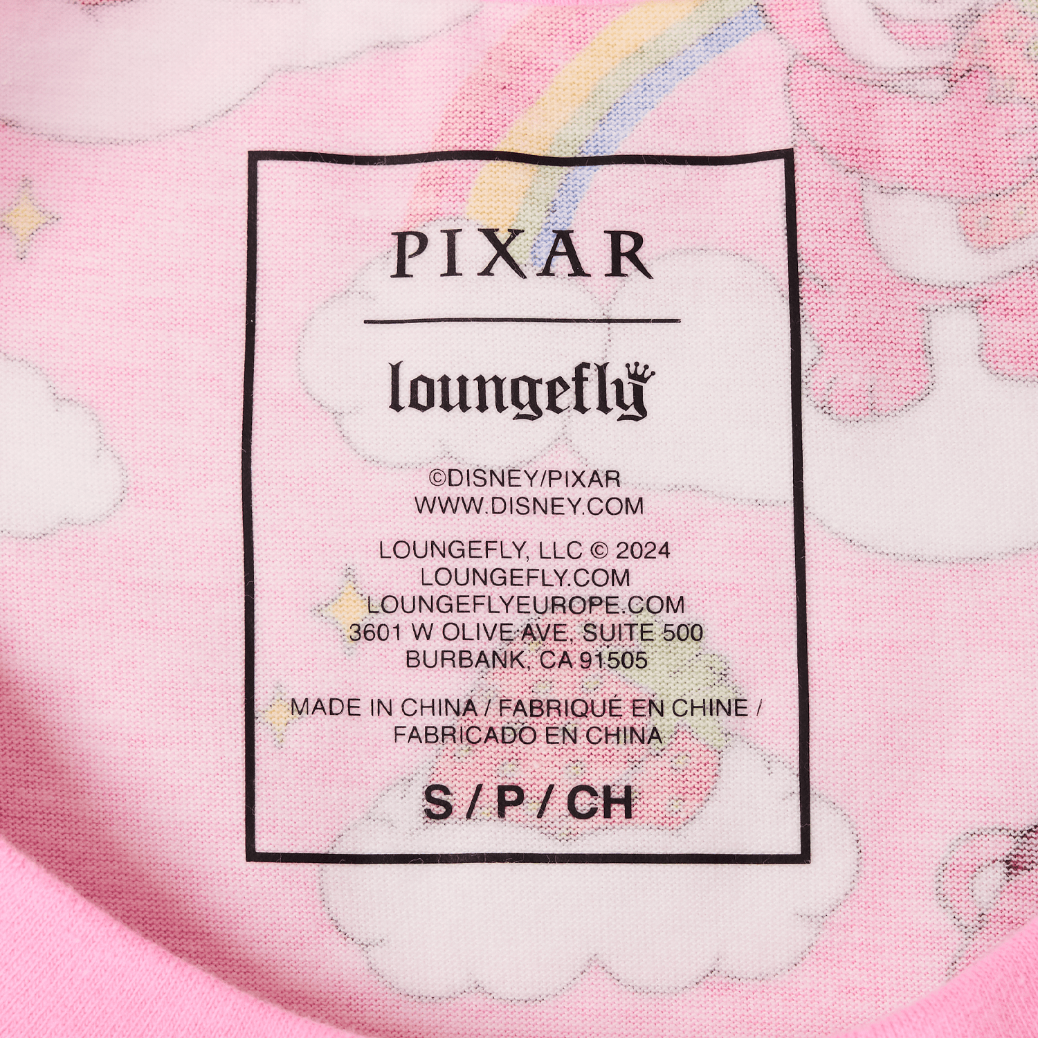 Loungefly x Disney Pixar Toy Story Lotso Rainbow AOP Unisex T - Shirt - GeekCore