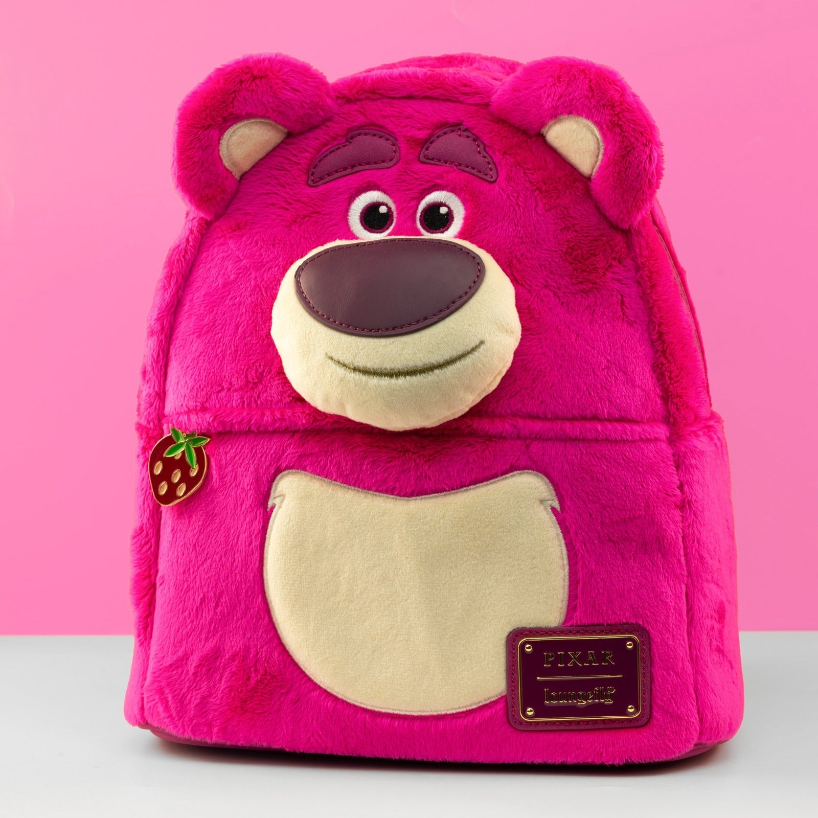Loungefly x Disney Pixar Toy Story Lotso Sherpa Mini Backpack - GeekCore