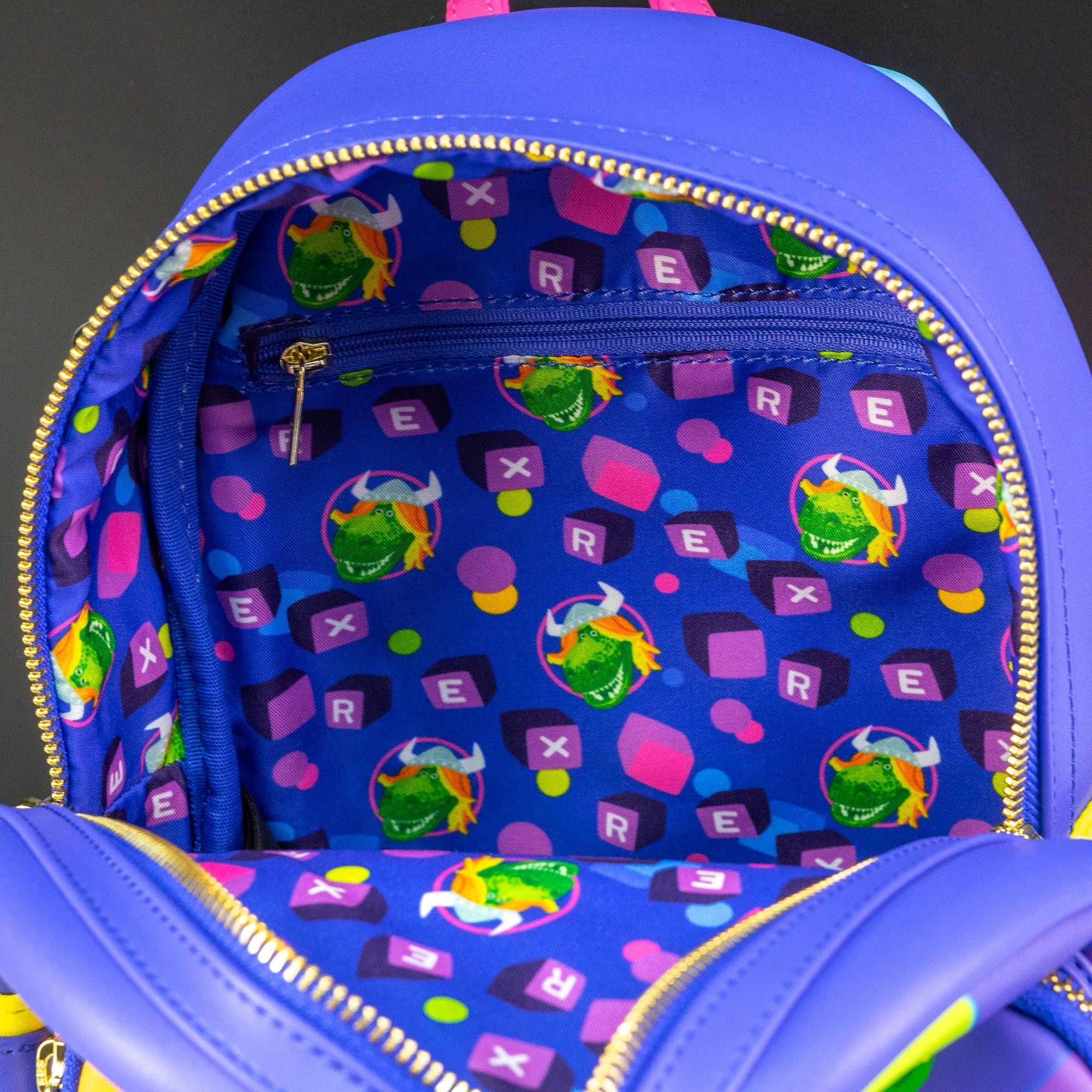 Loungefly x Disney Pixar Toy Story Partysaurus Rex Mini Backpack - GeekCore
