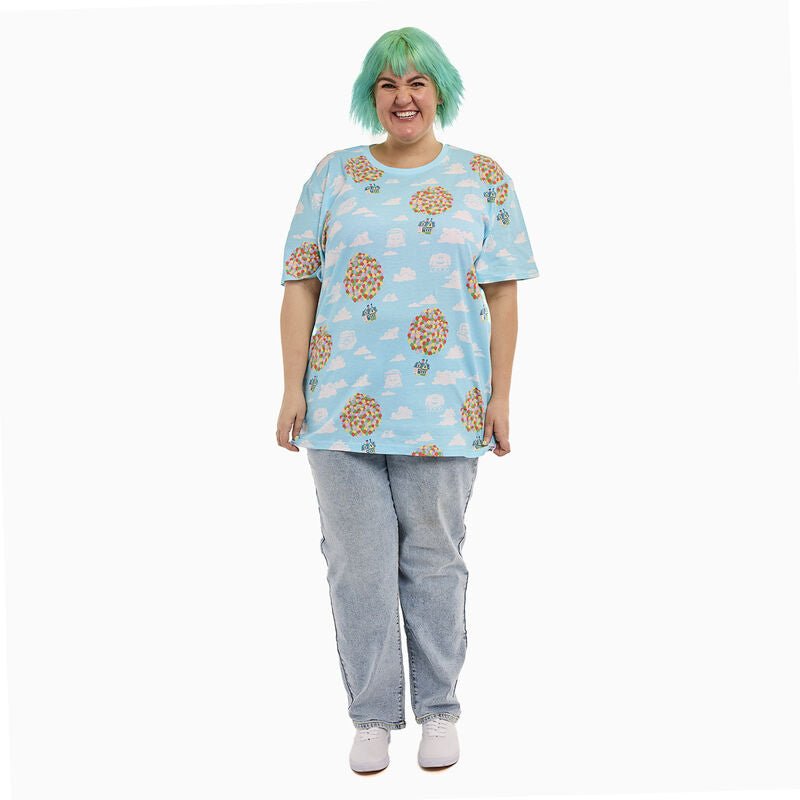 Loungefly x Disney Pixar Up 15th Anniversary Balloon House Unisex T-Shirt - GeekCore