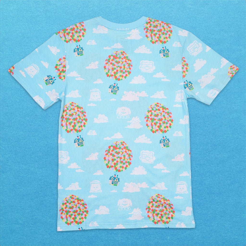 Loungefly x Disney Pixar Up 15th Anniversary Balloon House Unisex T - Shirt - GeekCore