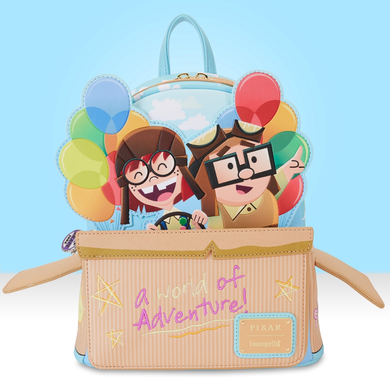 Loungefly x Disney Pixar Up 15th Anniversary Spirit of Adventure Mini Backpack - GeekCore