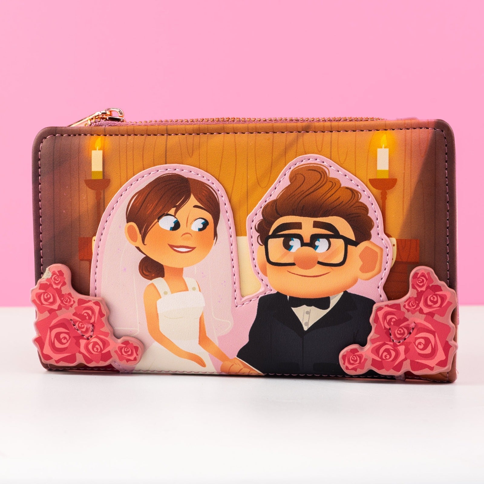 Loungefly x Disney Pixar Up Carl and Ellie Wedding Scene Wallet - GeekCore