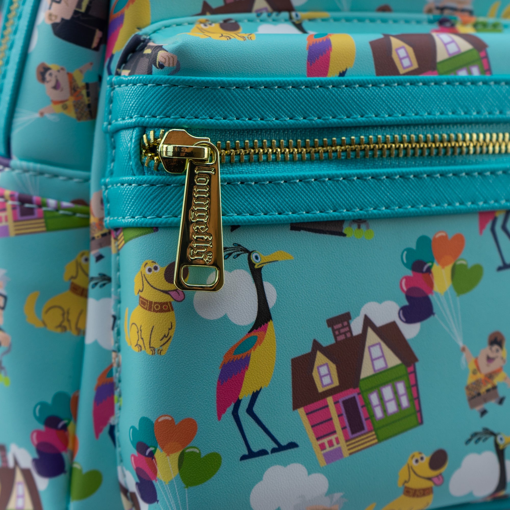 Loungefly x Disney Pixar Up Characters AOP Mini Backpack - GeekCore