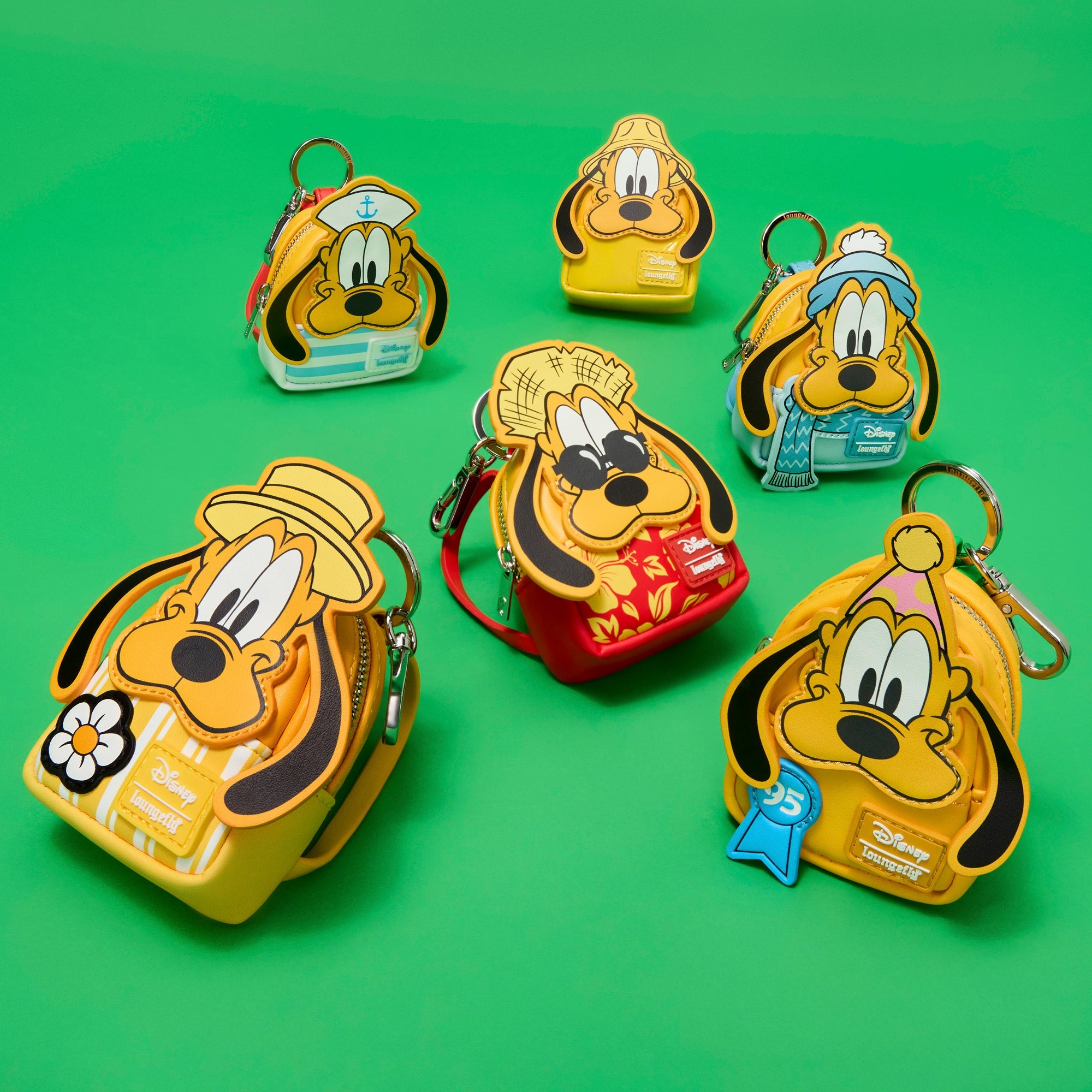 Loungefly x Disney Pluto 95th Anniversary Mystery Mini Backpack Bag Charm - GeekCore