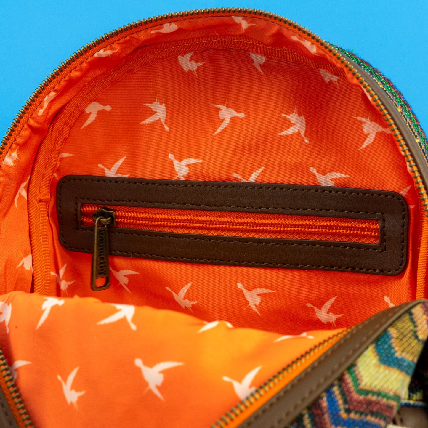 Loungefly x Disney Pocahontas and Meeko Woven Mini Backpack - GeekCore