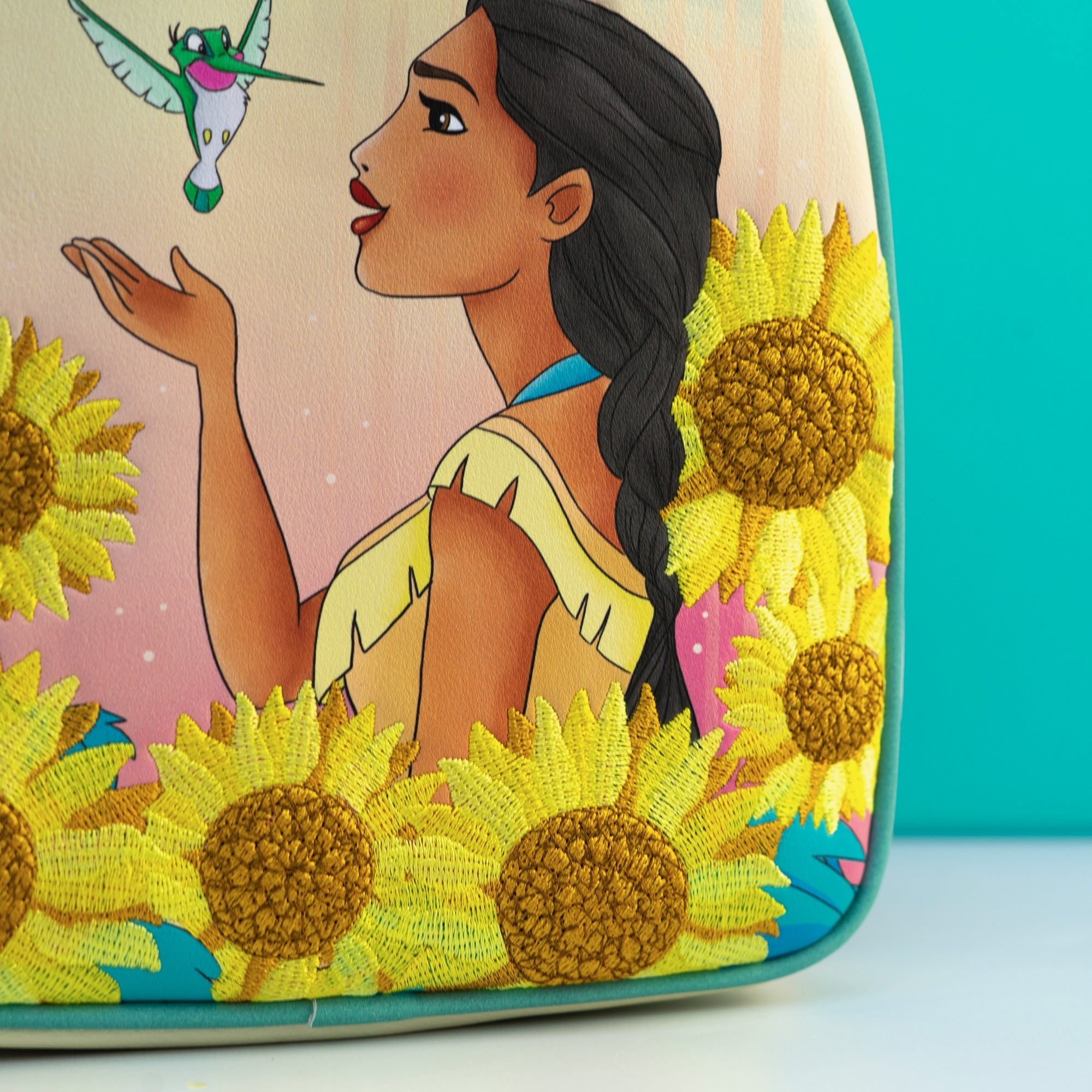 Loungefly x Disney Pocahontas Sunflowers Mini Backpack - GeekCore