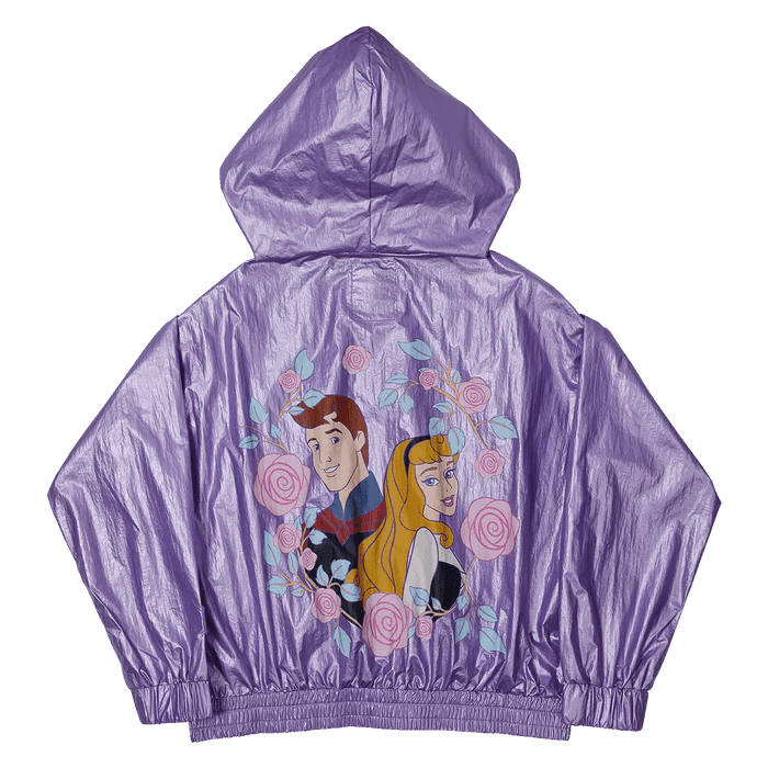 Loungefly x Disney Princess Aurora & Prince Phillip Unisex Windbreaker - GeekCore