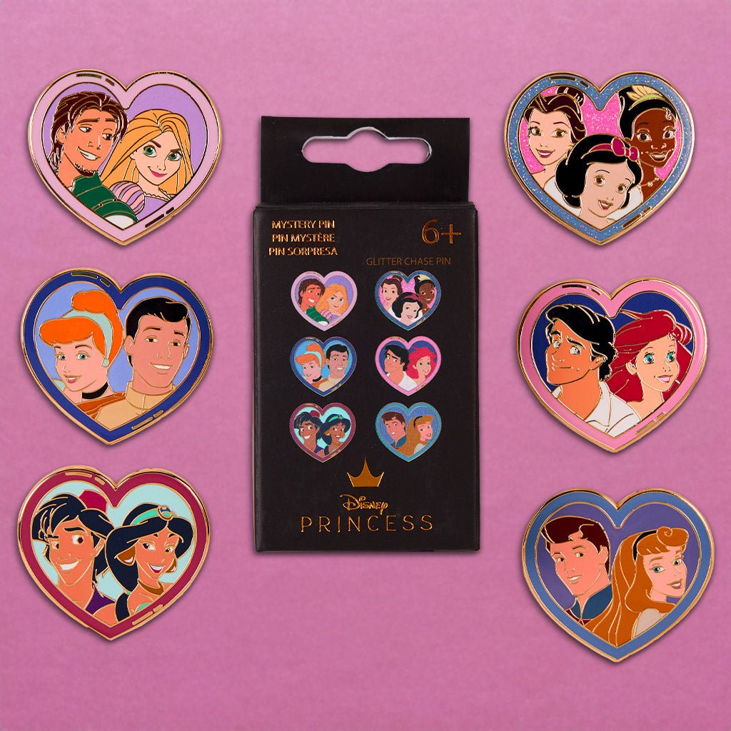 Loungefly x Disney Princess & Prince Blind Box Mystery Pin - GeekCore