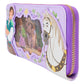 Loungefly x Disney Princess Rapunzel Lenticular Wristlet Wallet - GeekCore