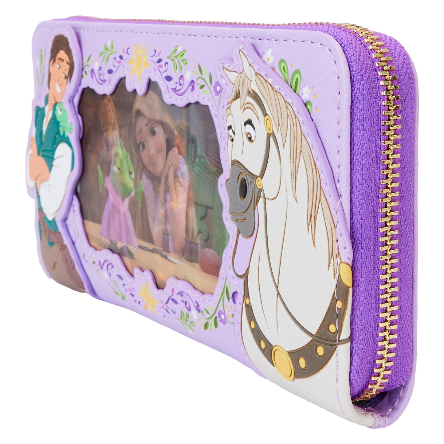 Loungefly x Disney Princess Rapunzel Lenticular Wristlet Wallet - GeekCore