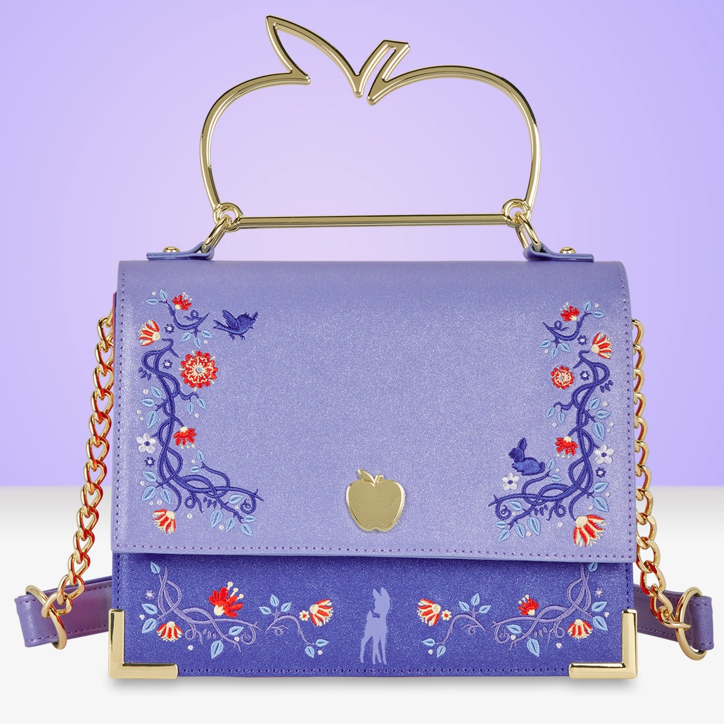 Loungefly x Disney Princess Snow White Floral Crossbody Bag - GeekCore