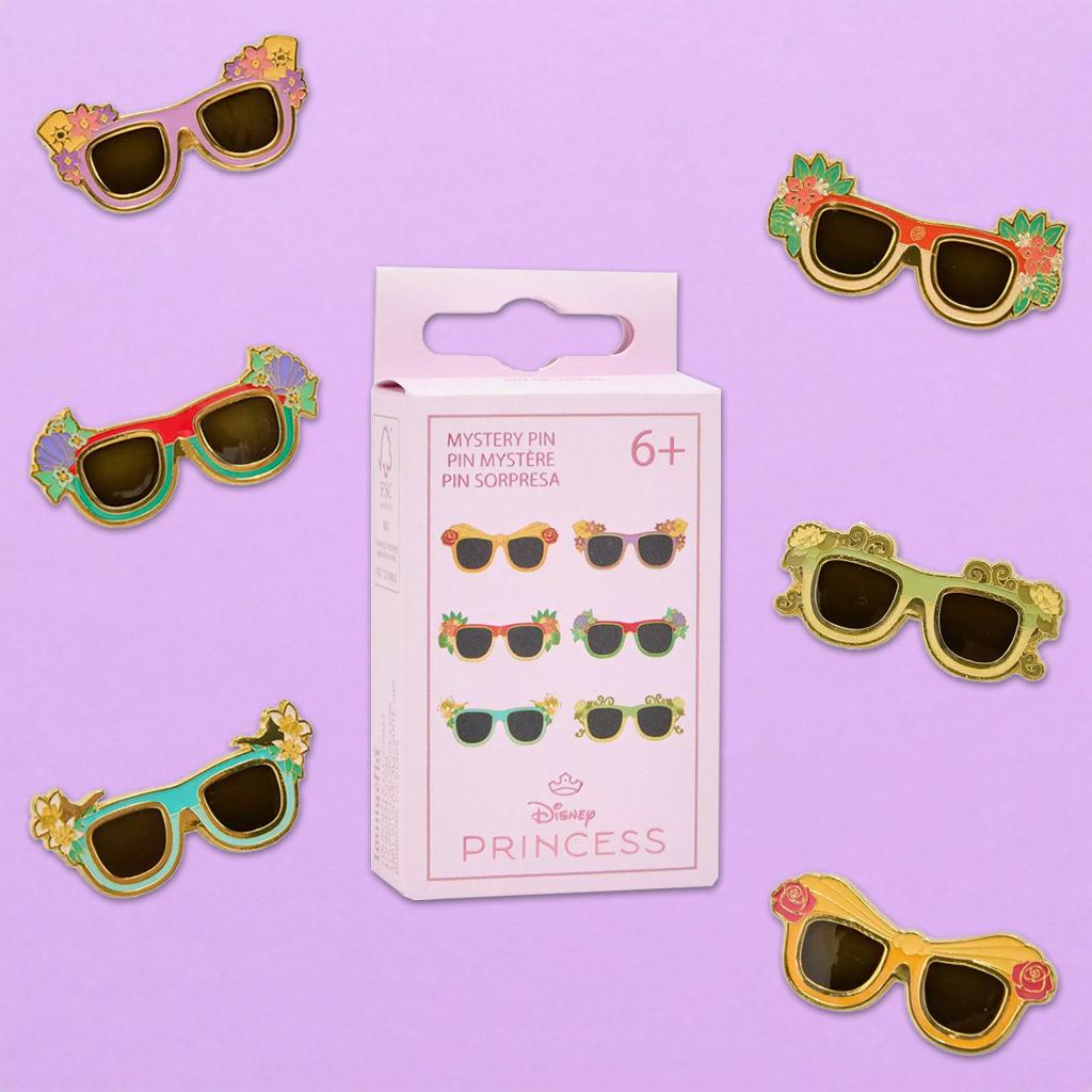 Loungefly x Disney Princess Sunglasses Blind Box Mystery Pin - GeekCore