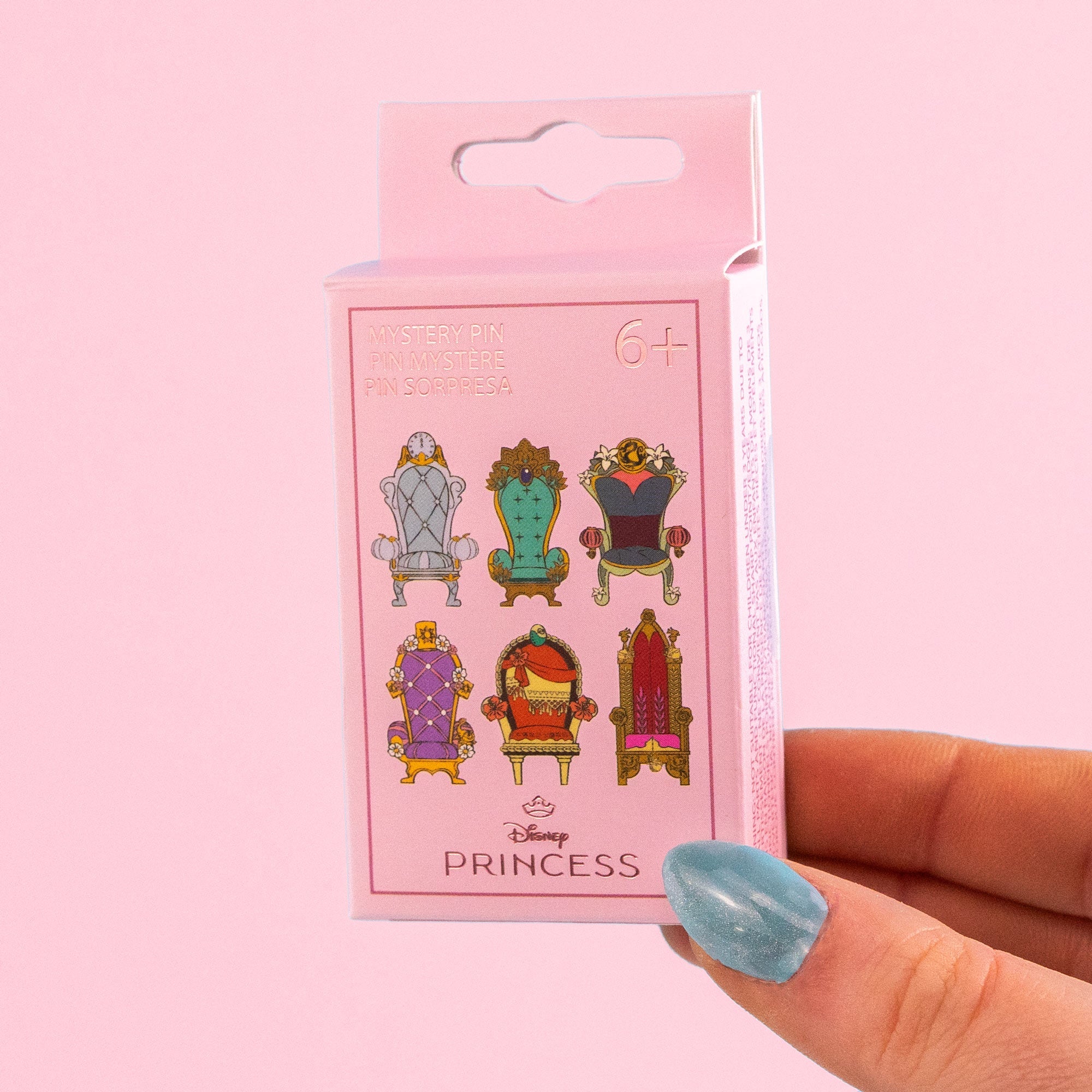 Loungefly x Disney Princess Thrones Blind Box Mystery Pin - GeekCore
