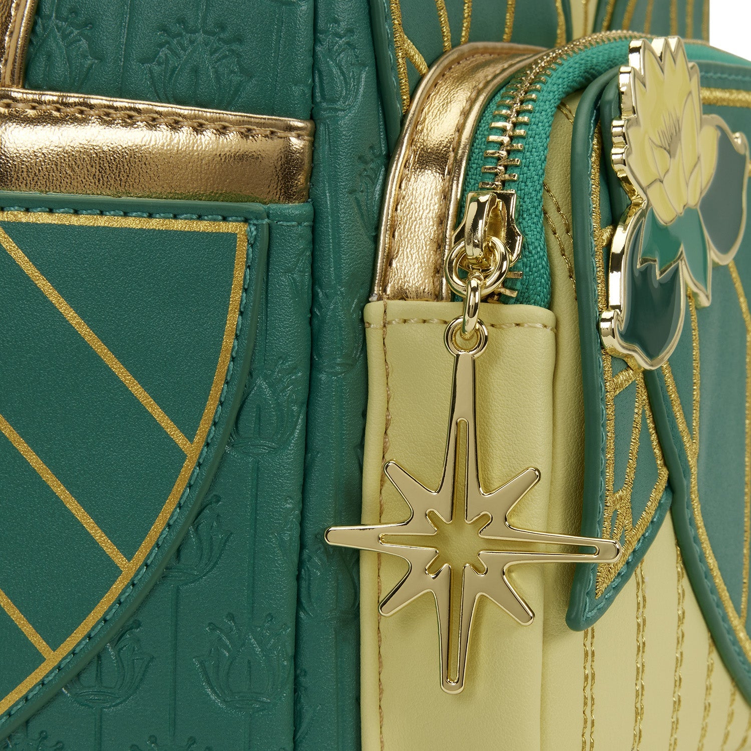 Loungefly x Disney Princess Tiana Golden Lotus Mini Backpack - GeekCore