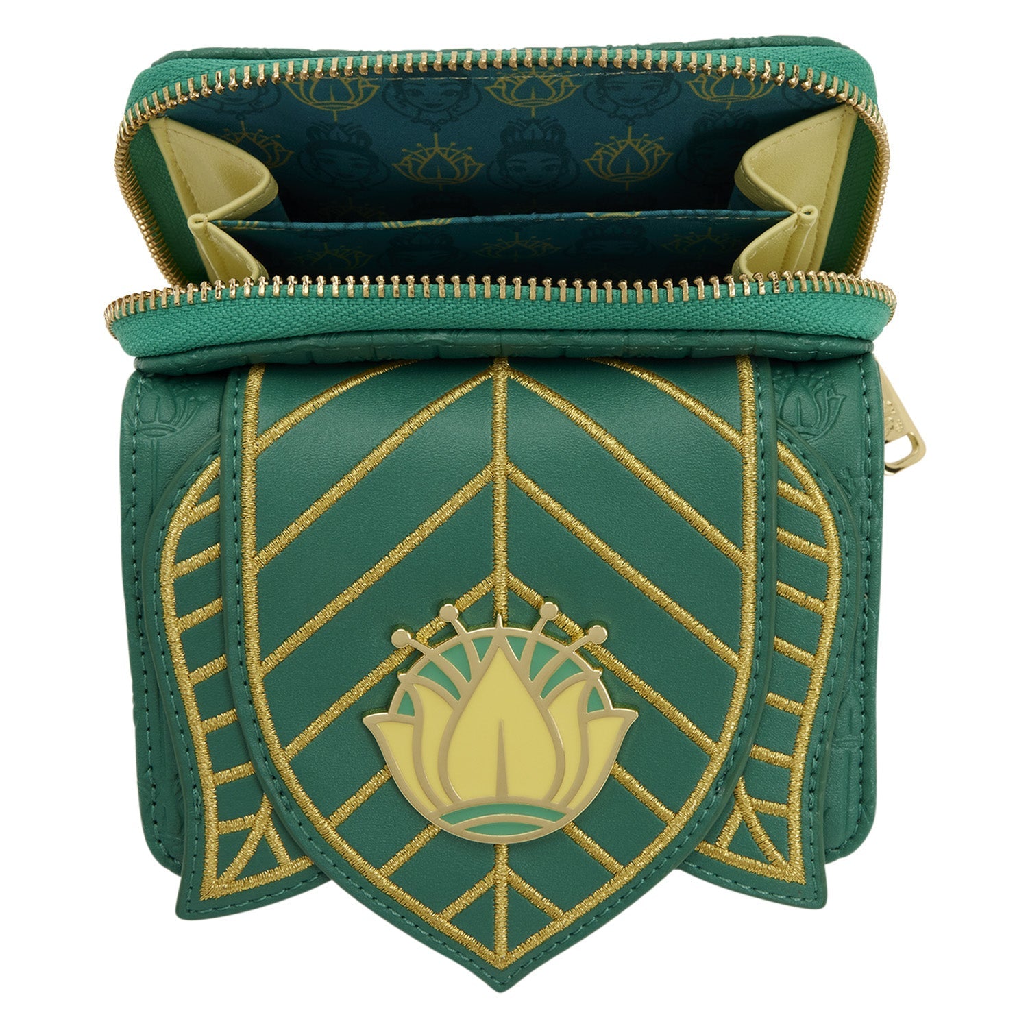 Loungefly x Disney Princess Tiana Golden Lotus Wallet - GeekCore