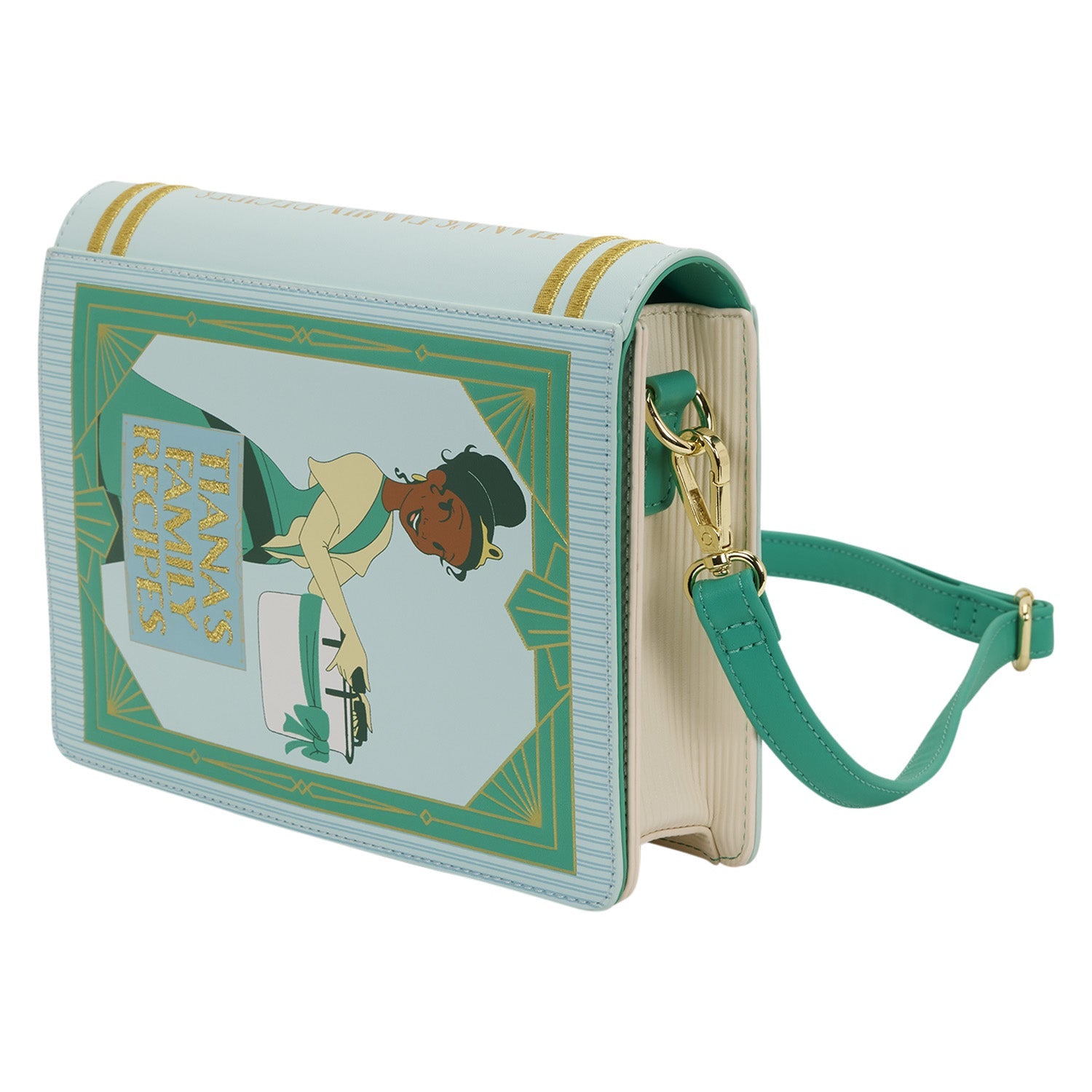 Loungefly x Disney Princess Tiana Recipe Book Crossbody Bag - GeekCore