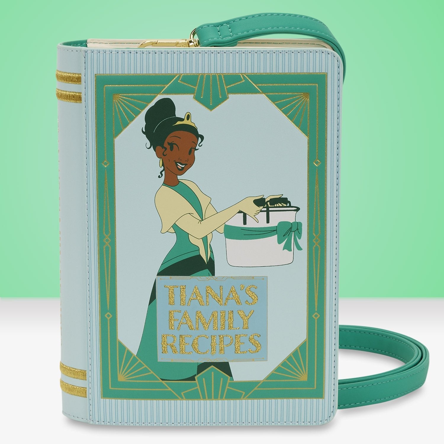 Loungefly x Disney Princess Tiana Recipe Book Crossbody Bag - GeekCore