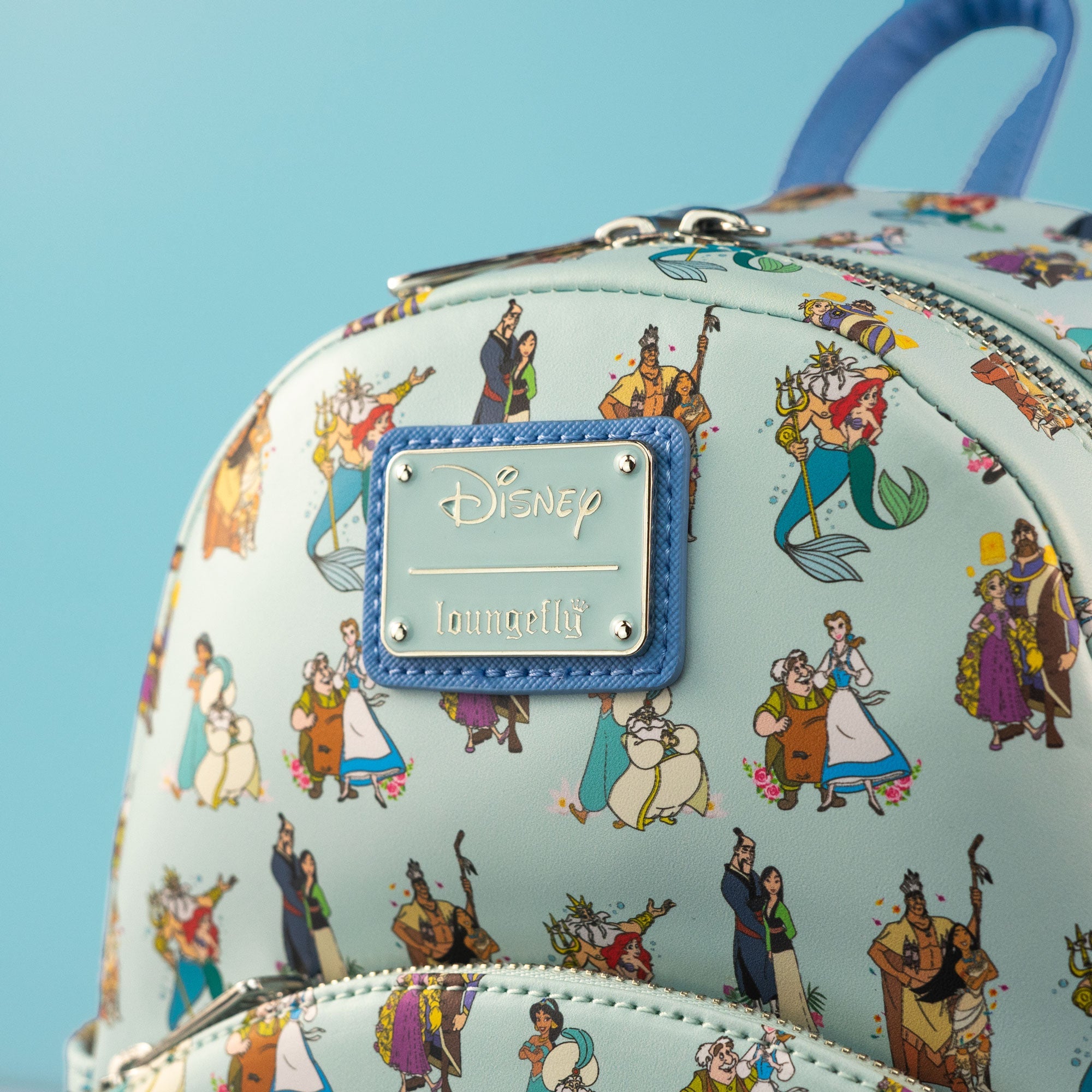 Loungefly x Disney Princesses with Fathers Mini Backpack - GeekCore