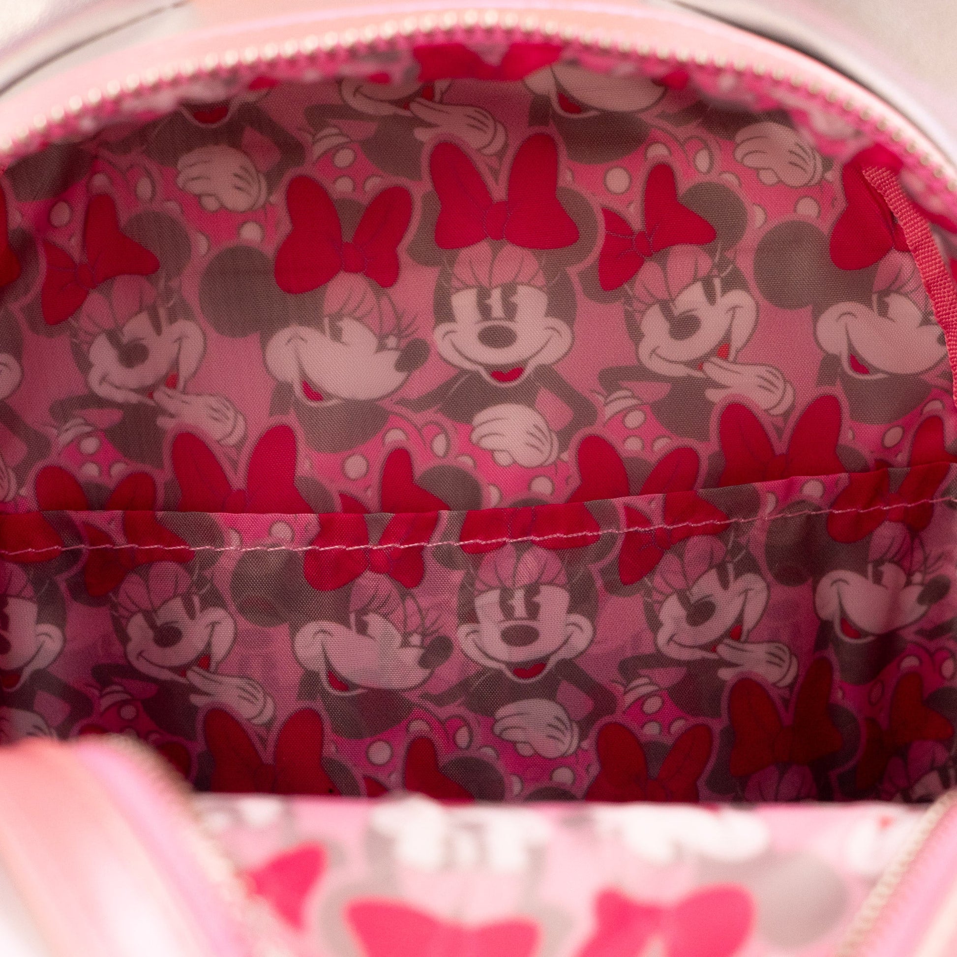 Loungefly x Disney Silver & Pink Minnie Mouse Mini Backpack - GeekCore