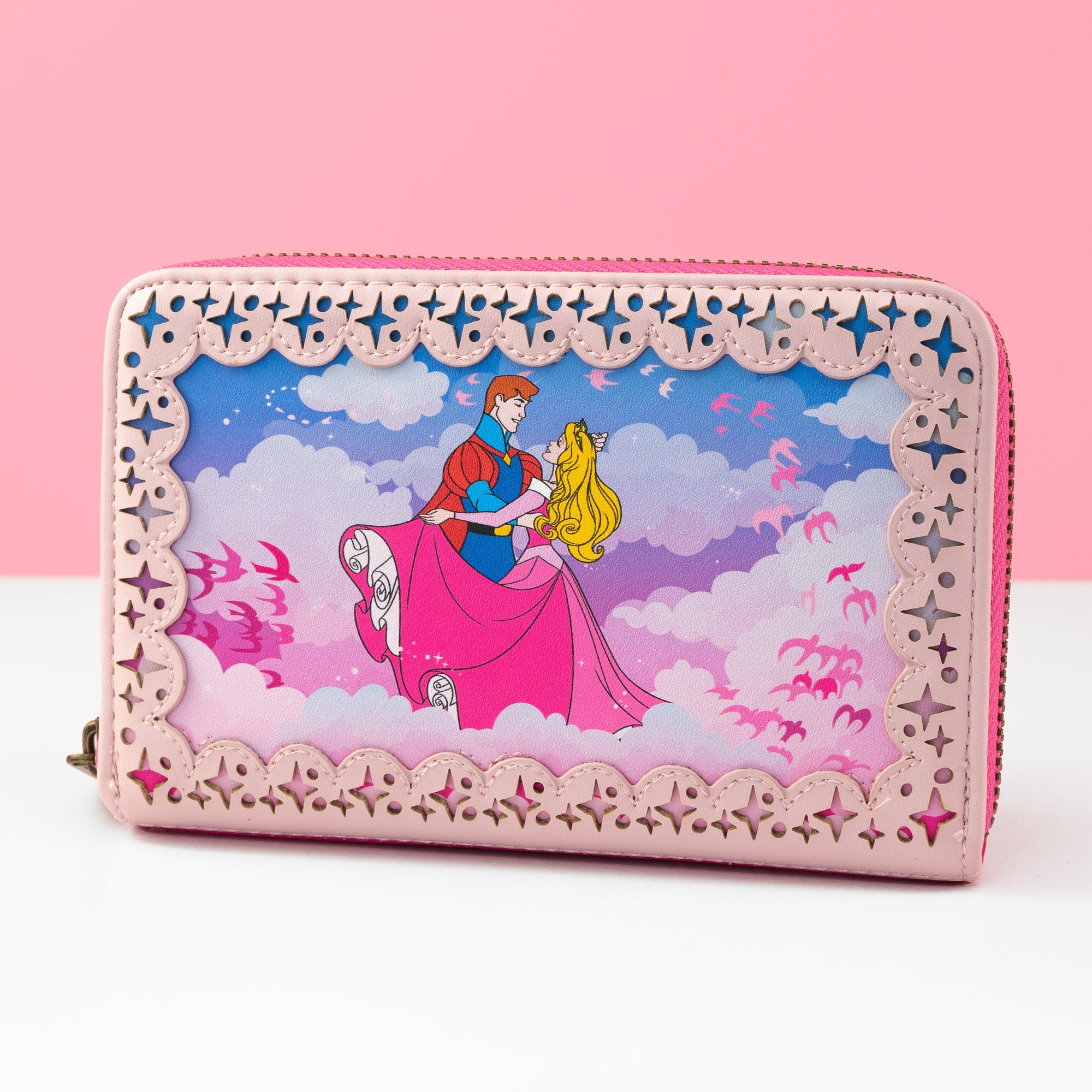 Loungefly x Disney Sleeping Beauty Aurora Die Cut Window Purse - GeekCore