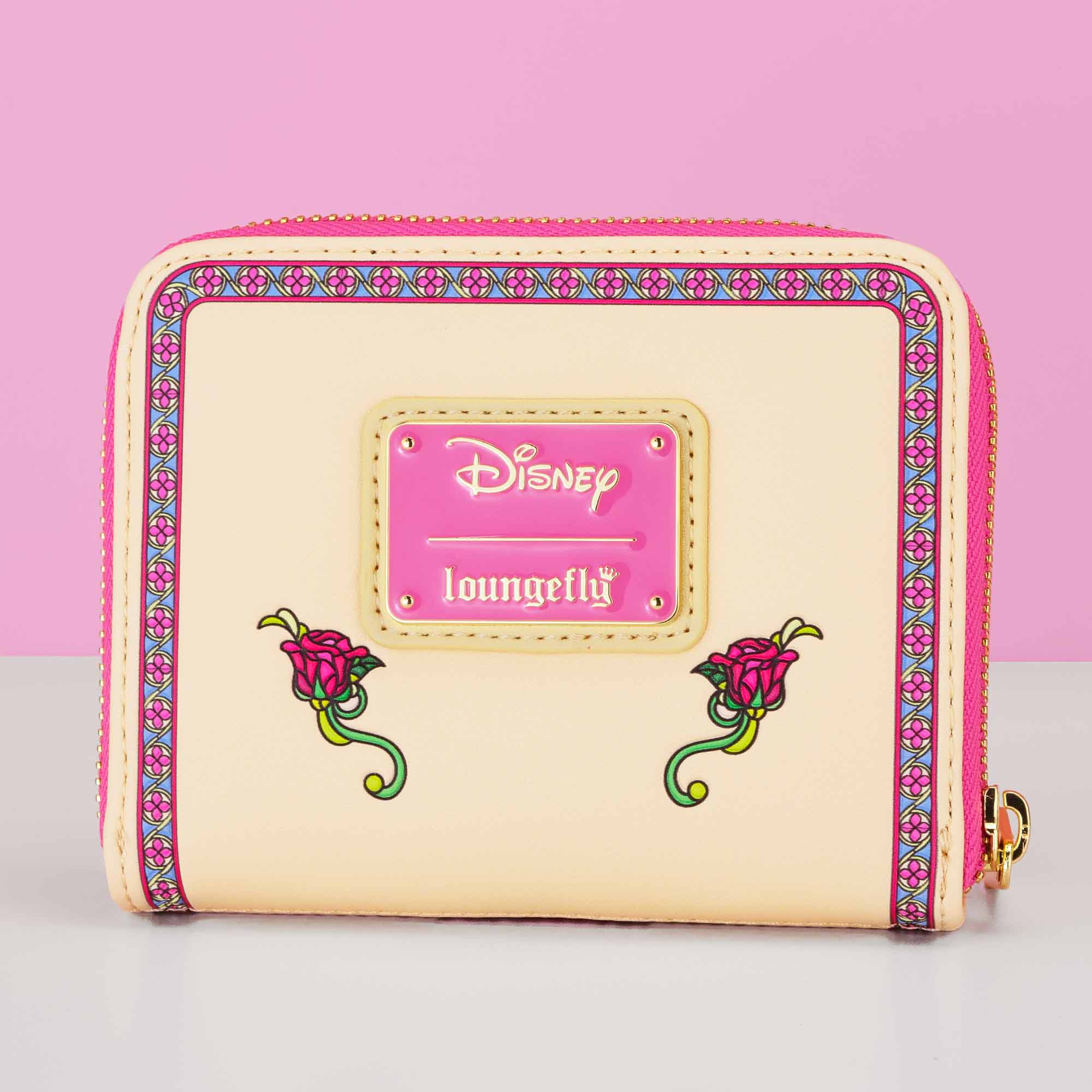 Loungefly x Disney Sleeping Beauty Aurora Stained Glass Wallet - GeekCore