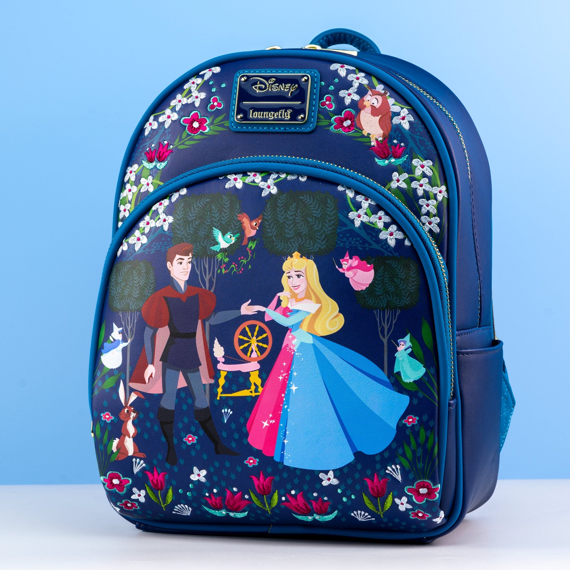 Loungefly x Disney Sleeping Beauty Floral Scene Mini Backpack - GeekCore