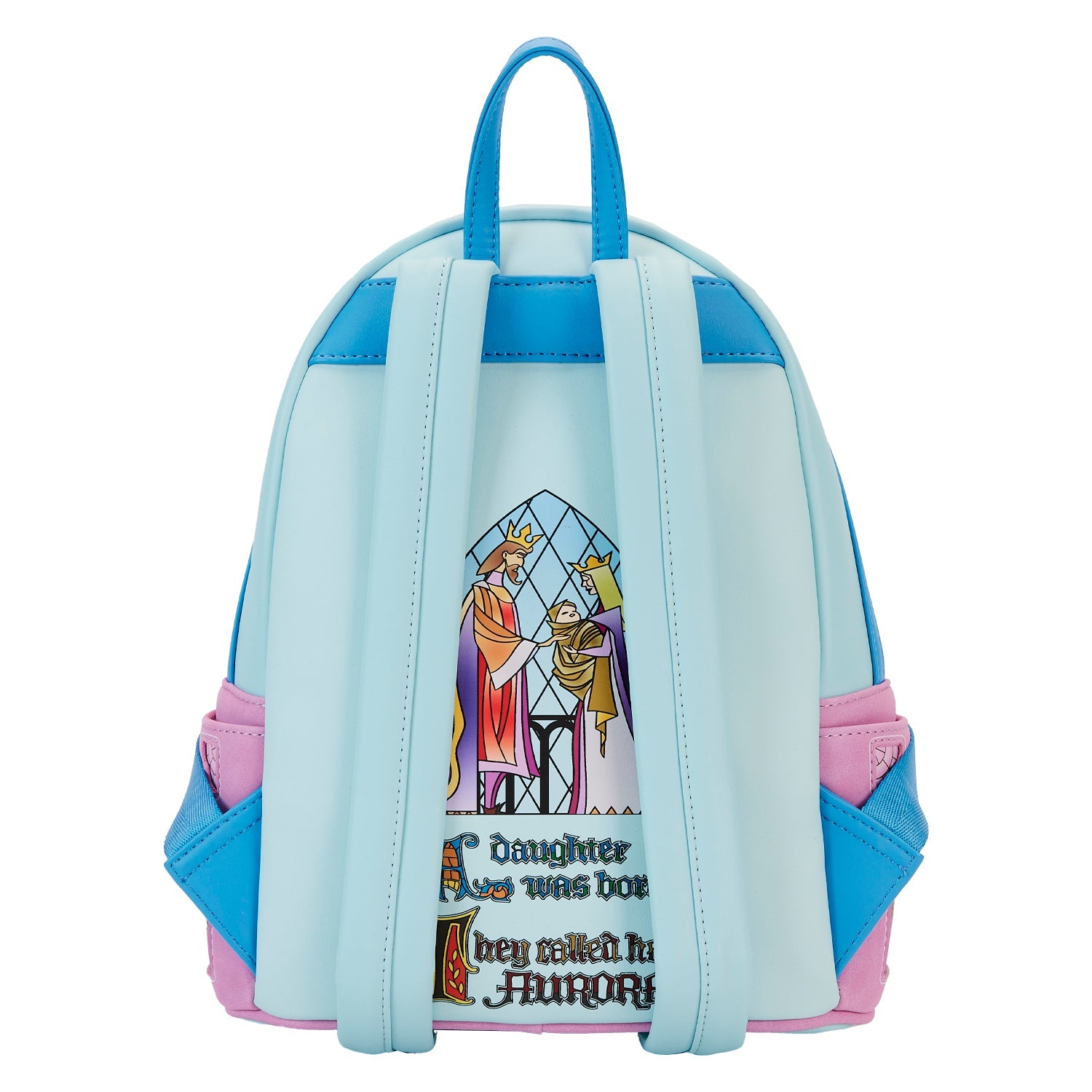 Loungefly x Disney Sleeping Beauty Stained Glass Castle Mini Backpack - GeekCore