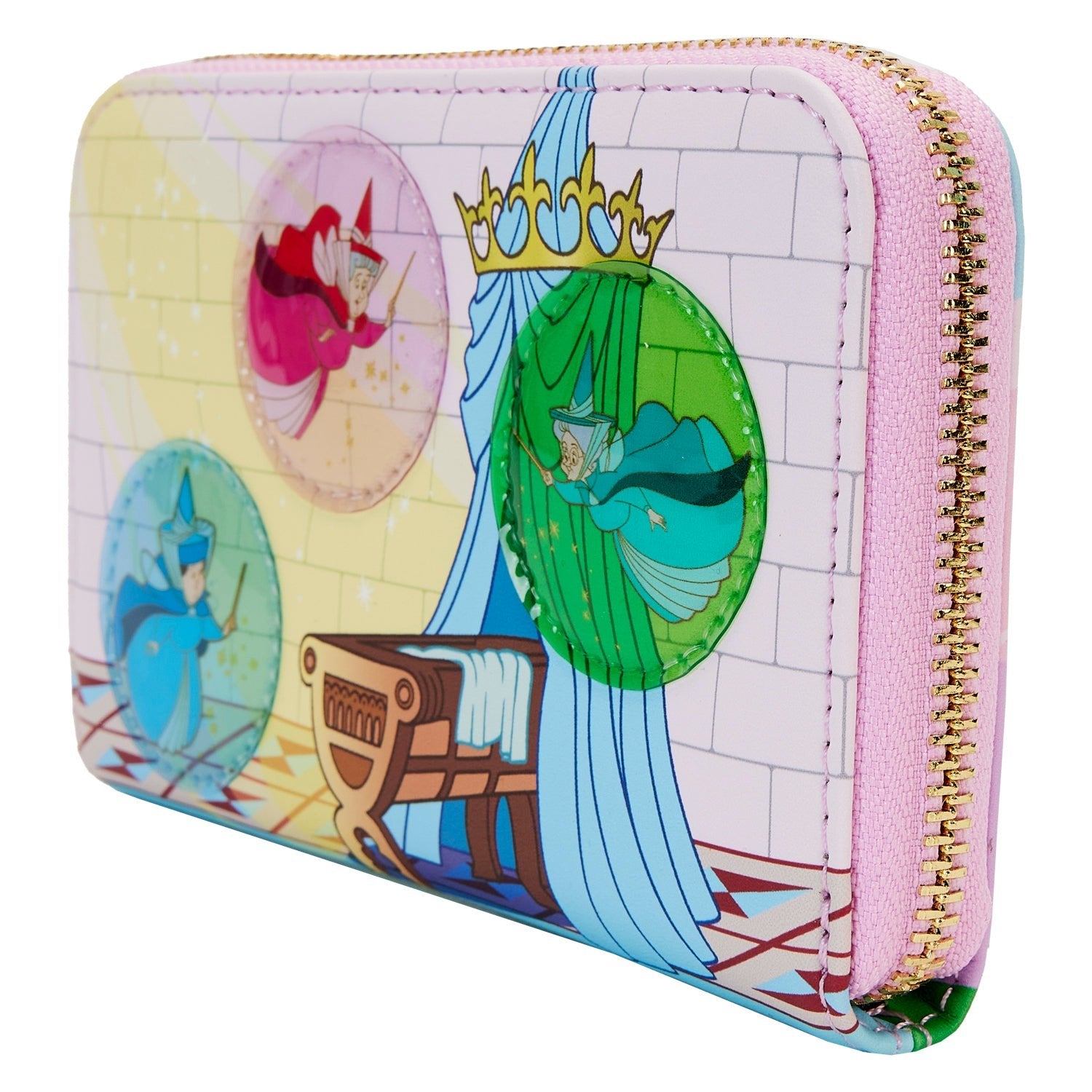 Loungefly x Disney Sleeping Beauty Stained Glass Castle Wallet - GeekCore